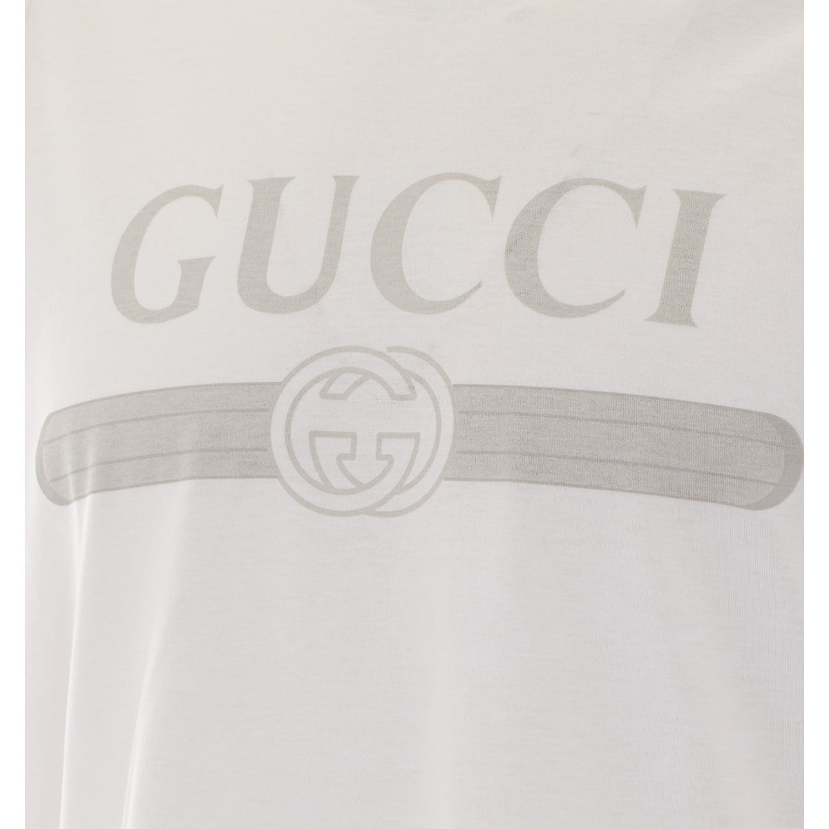 Gucci Men Gucci Web Logo With Gg Print T-Shirt GUCCI