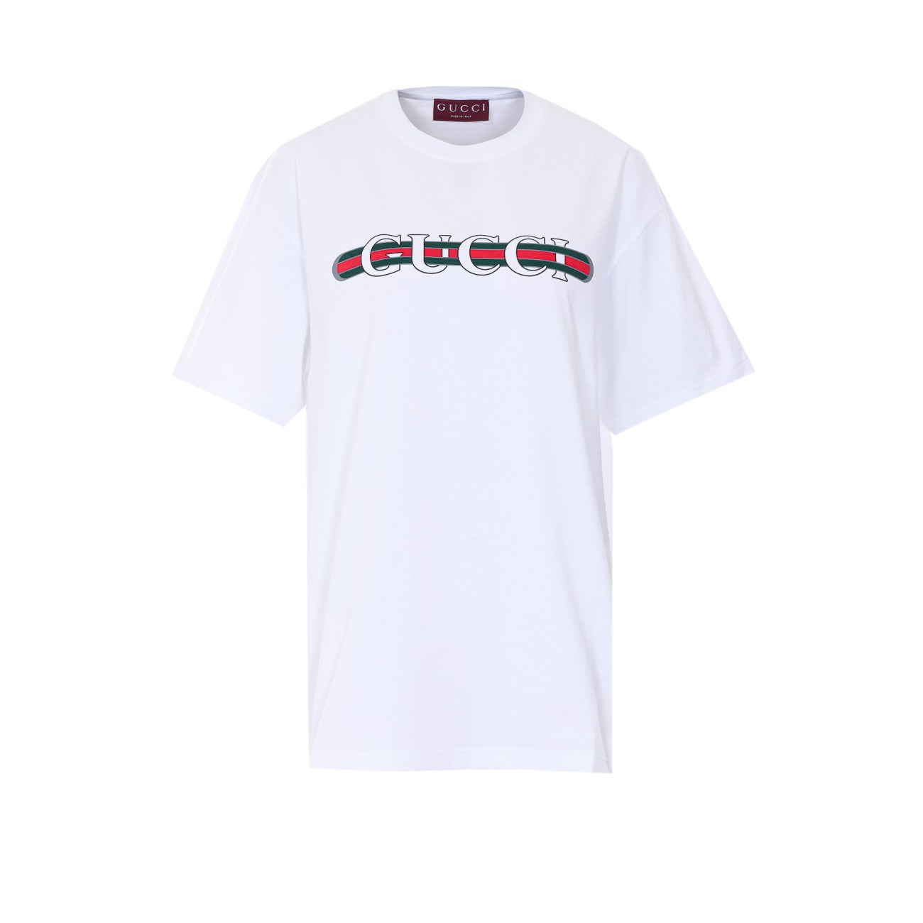 Gucci Women Gucci Web Print T-Shirt GUCCI
