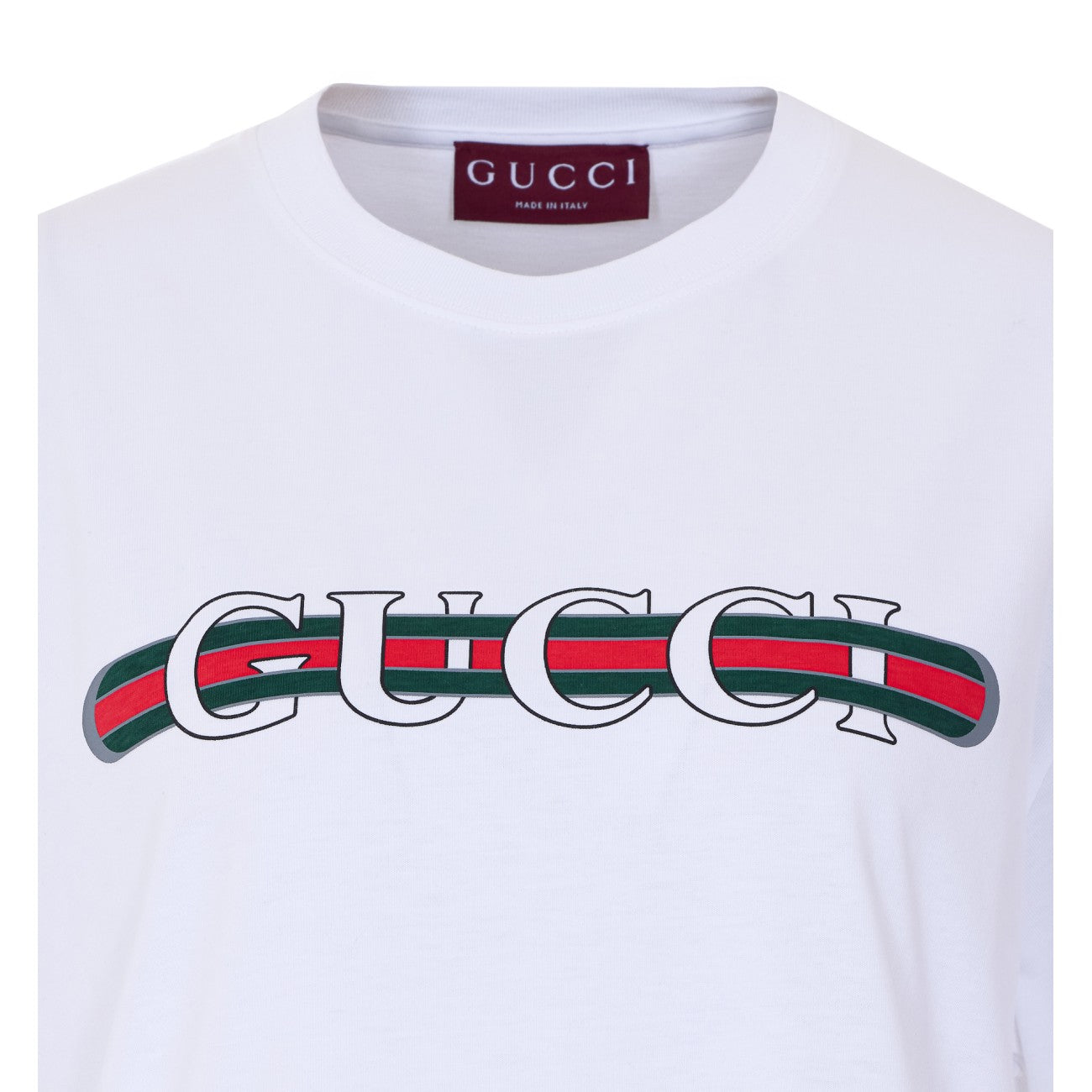 Gucci Women Gucci Web Print T-Shirt GUCCI