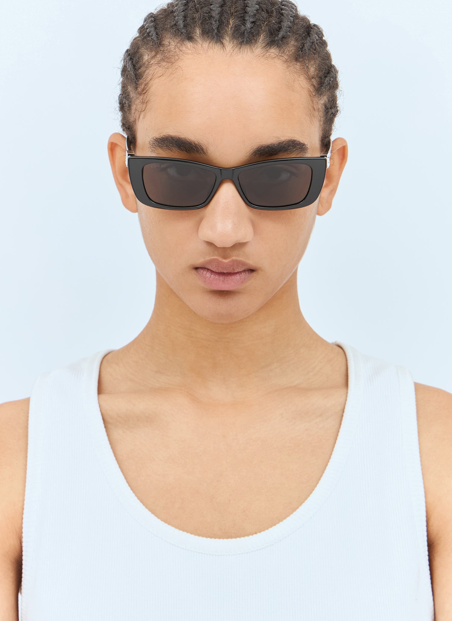Gucci Women Crystal-Logo Sunglasses GUCCI