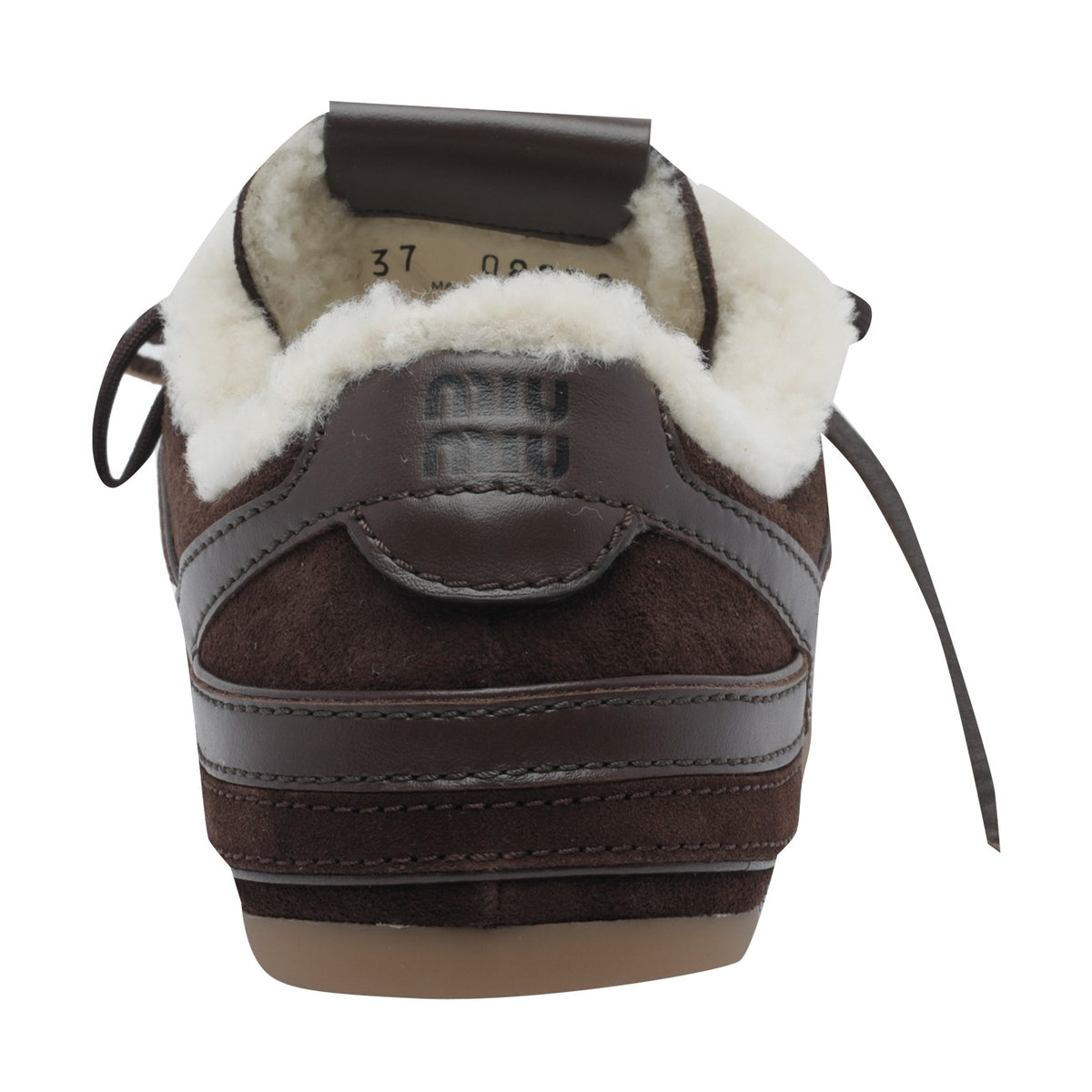 Miu Miu Women Gymnasium Suede And Shearling Sneakers MIU MIU