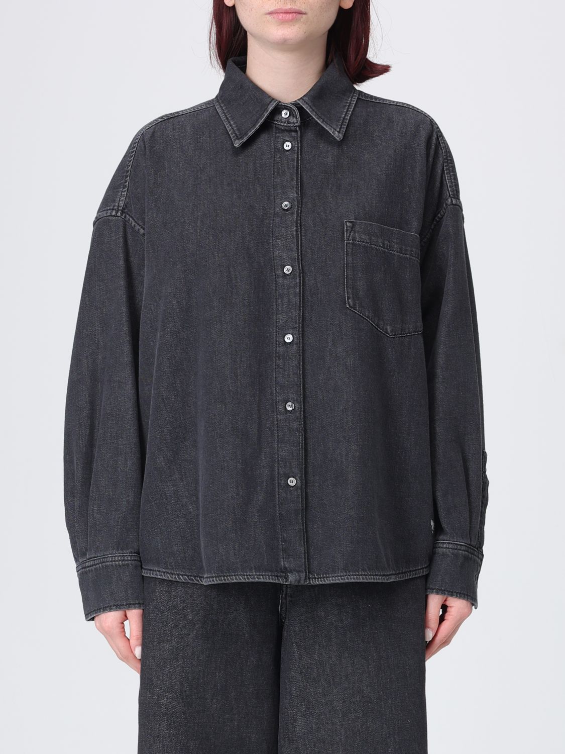 Weekend Max Mara Women Weekend Max Mara Cotton Denim Shirt WEEKEND MAX MARA