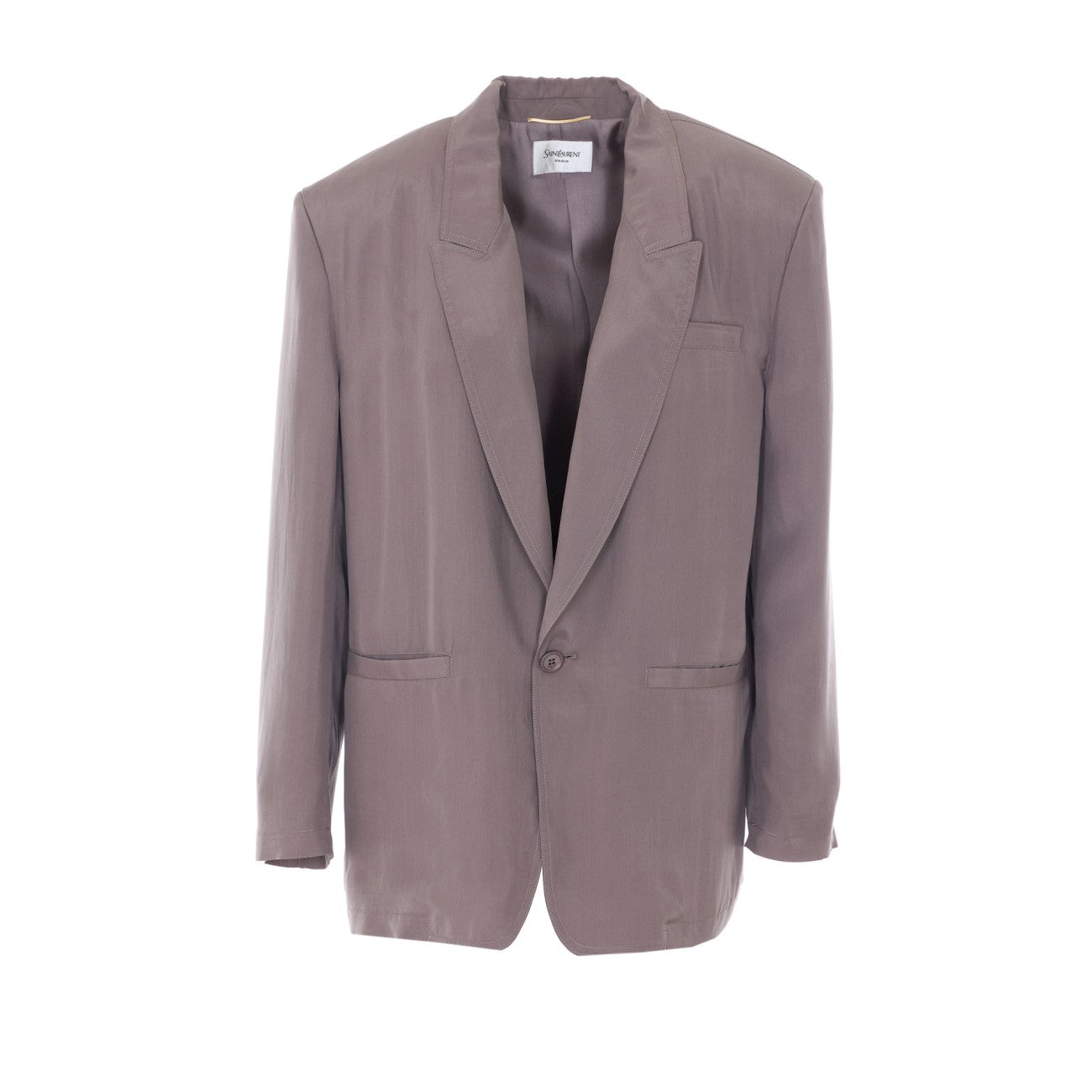 Saint Laurent Women Habotai Silk Jacket SAINT LAURENT