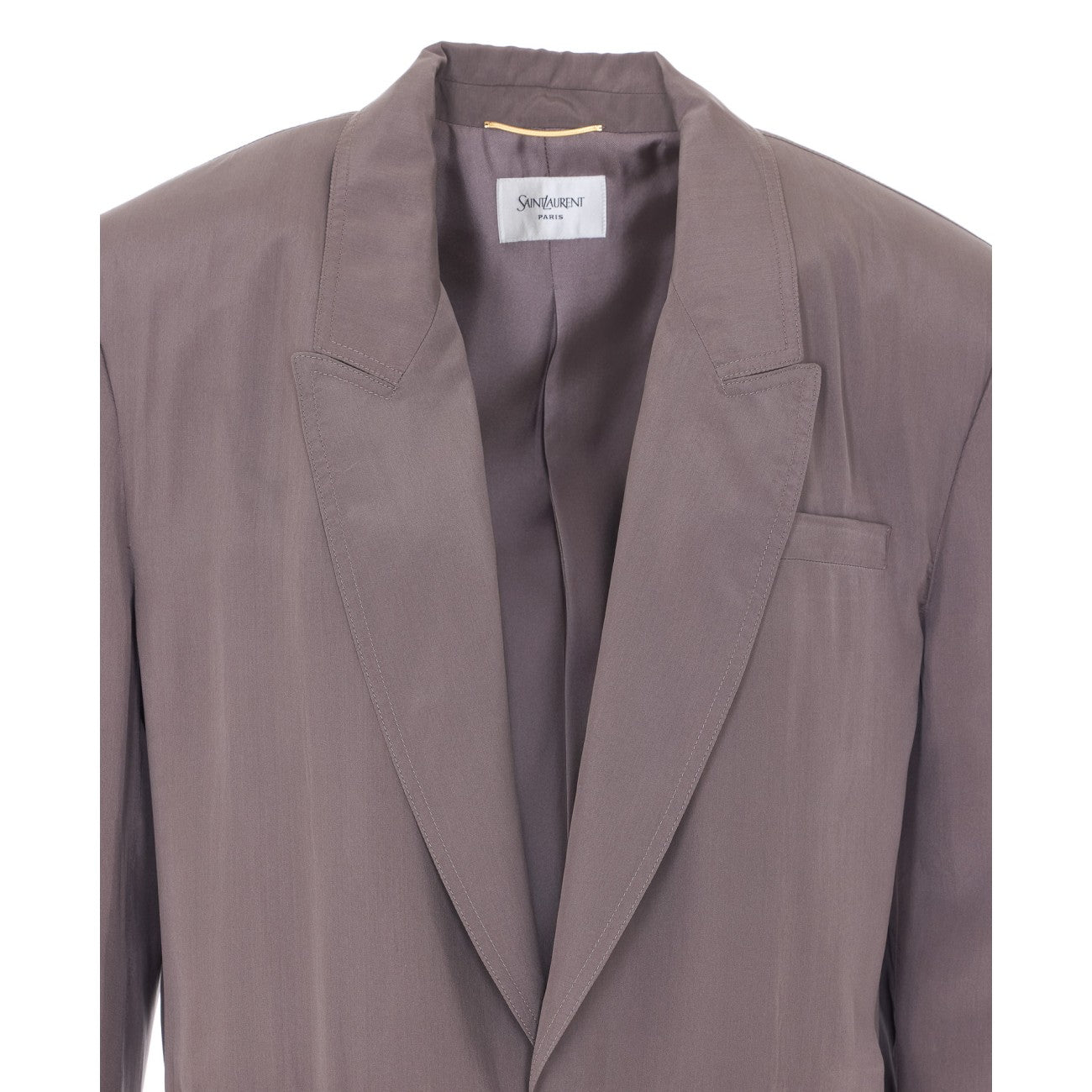 Saint Laurent Women Habotai Silk Jacket SAINT LAURENT