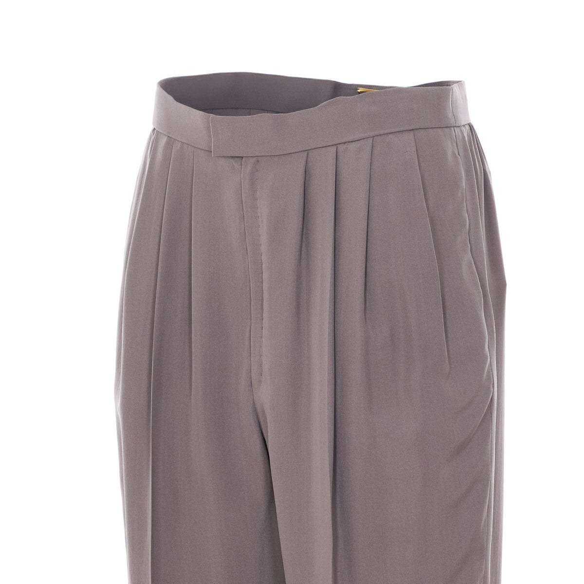 Saint Laurent Women Habotai Silk Pants SAINT LAURENT
