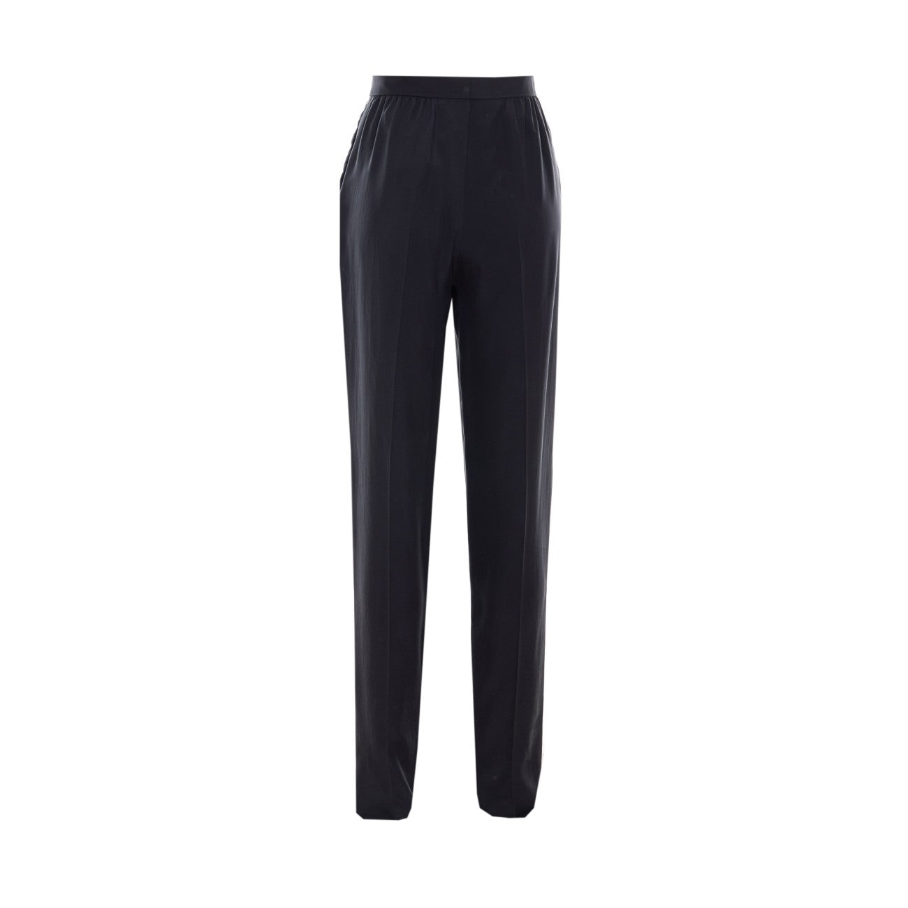 Saint Laurent Women Habutai Silk Pants SAINT LAURENT
