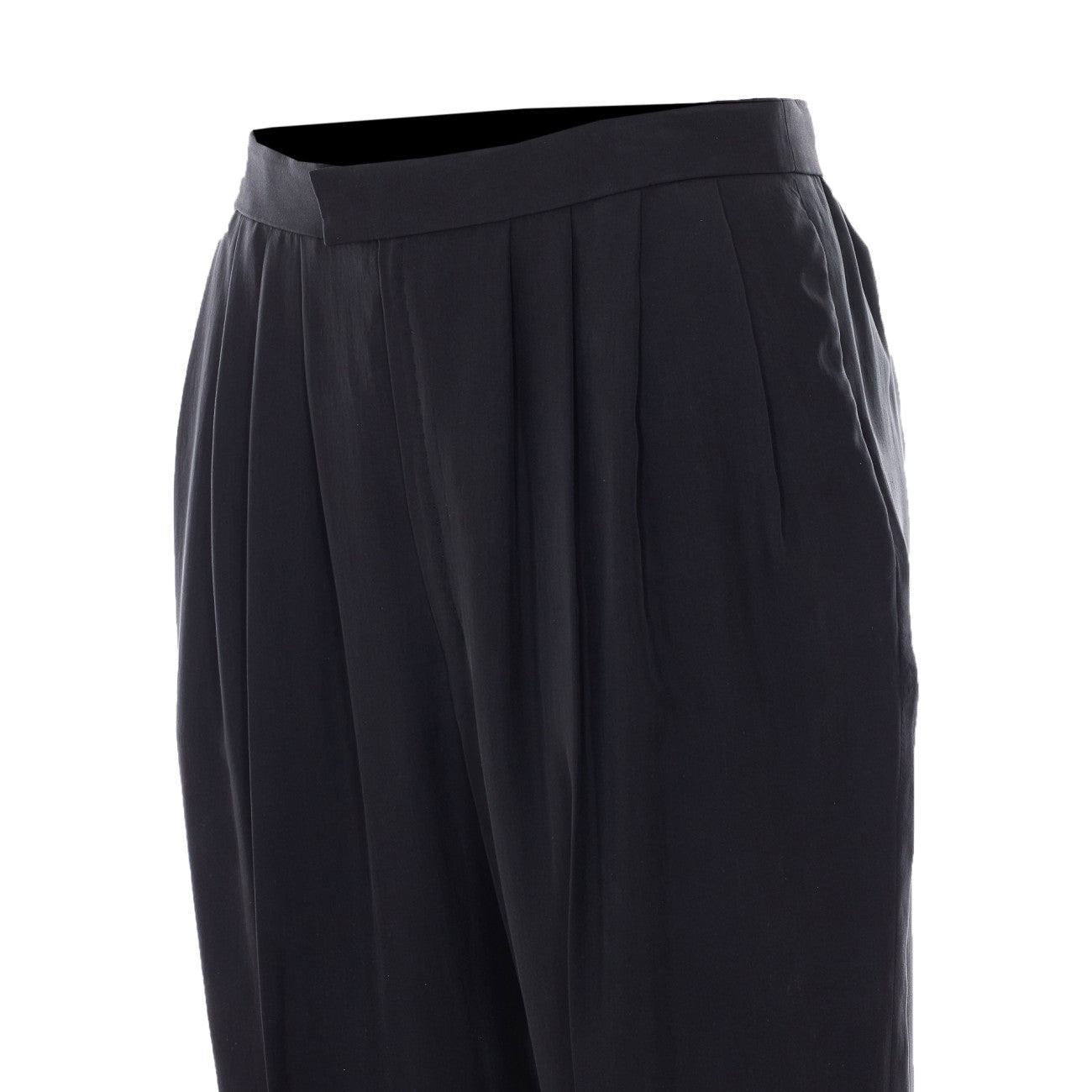Saint Laurent Women Habutai Silk Pants SAINT LAURENT
