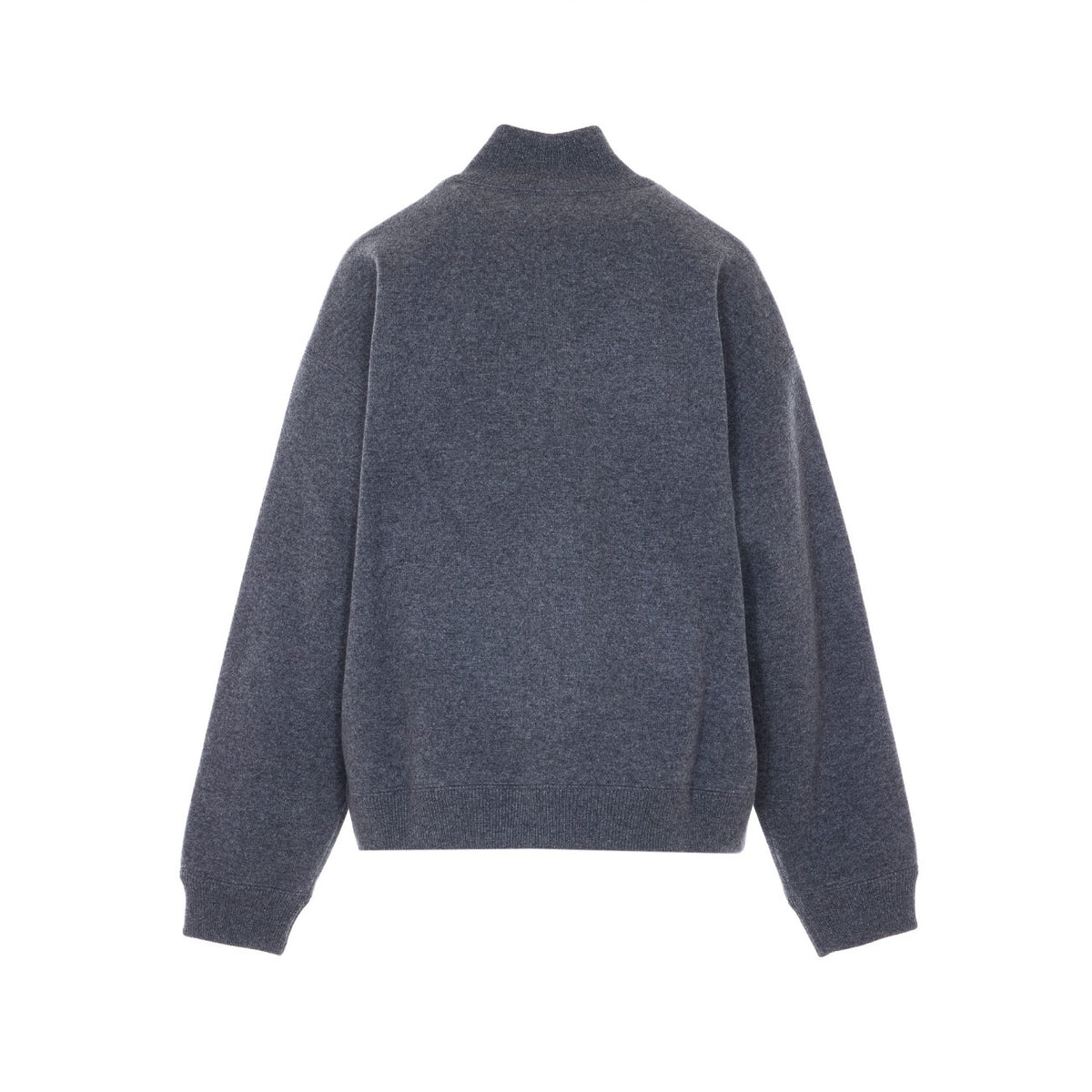 Miu Miu Women Half Zip Logo Sweater MIU MIU