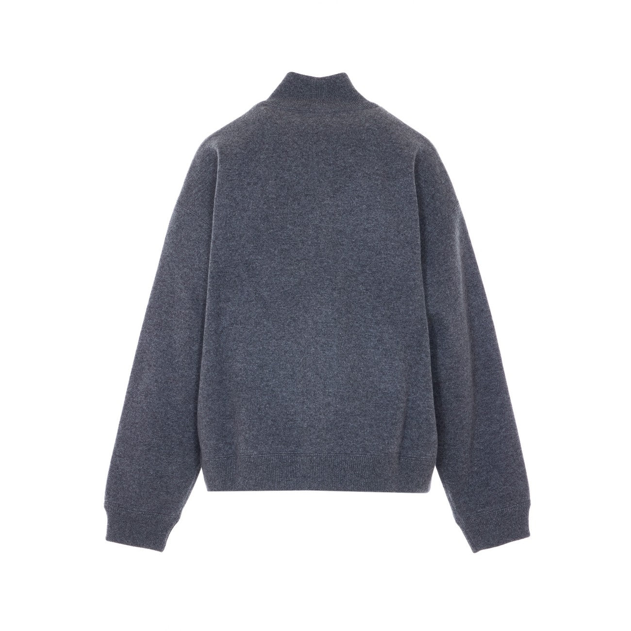 Miu Miu Women Half Zip Logo Sweater MIU MIU
