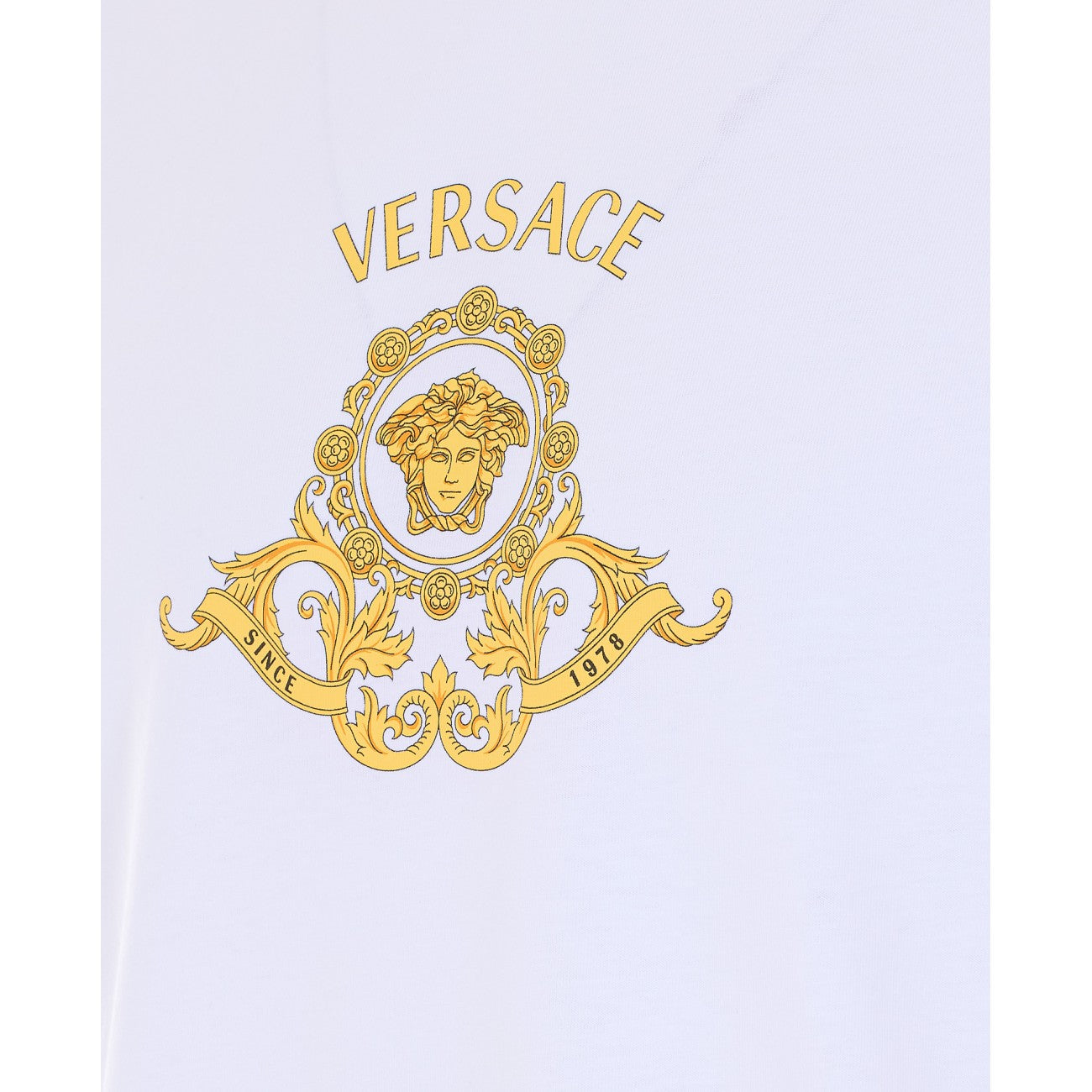 Versace Men Hall Of Heroes Crest Graphic T-Shirt VERSACE