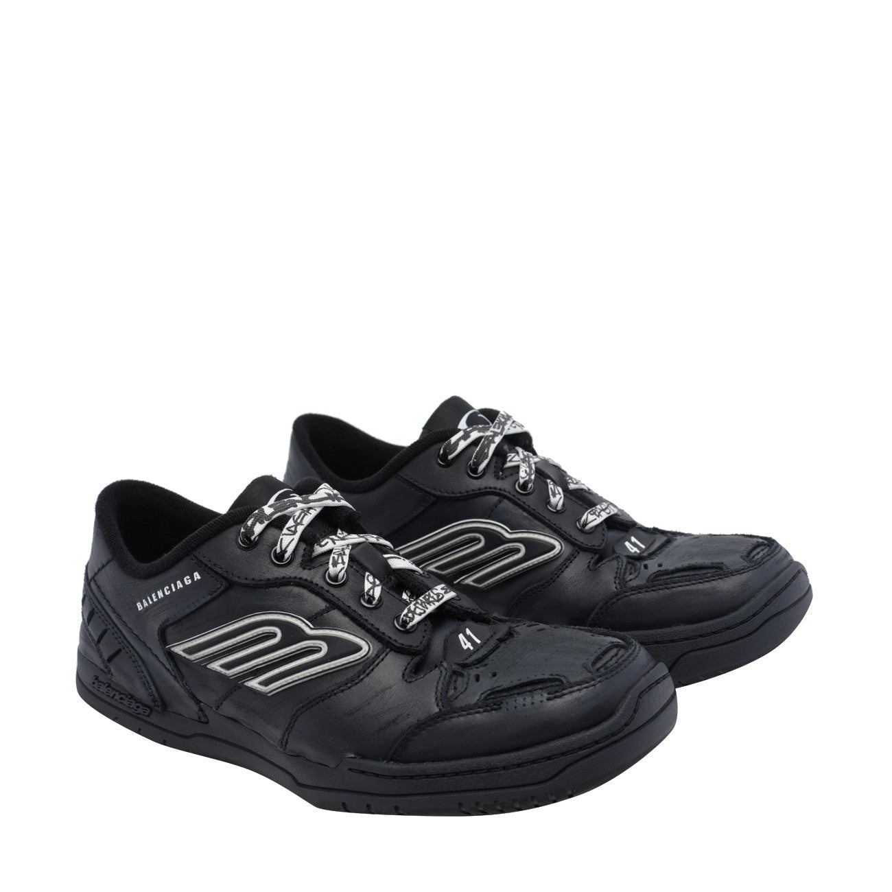 Balenciaga Men Hamptons Worn-Out Sneakers BALENCIAGA