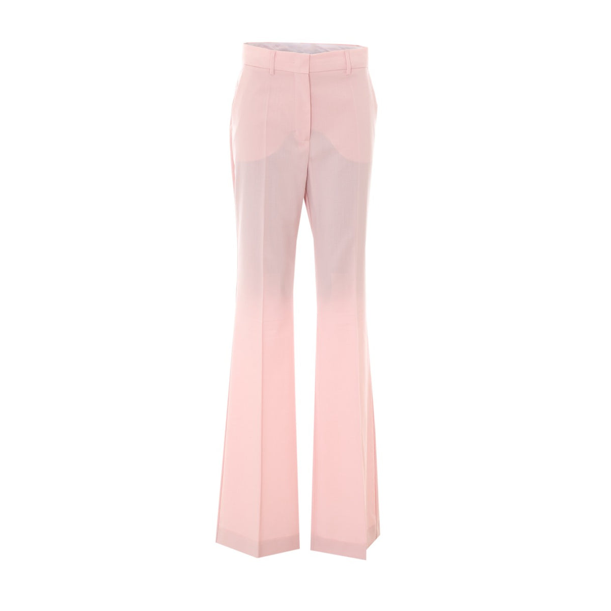 Sportmax Women Hangar Natural Stretch Pure Wool Flare Pants SPORTMAX