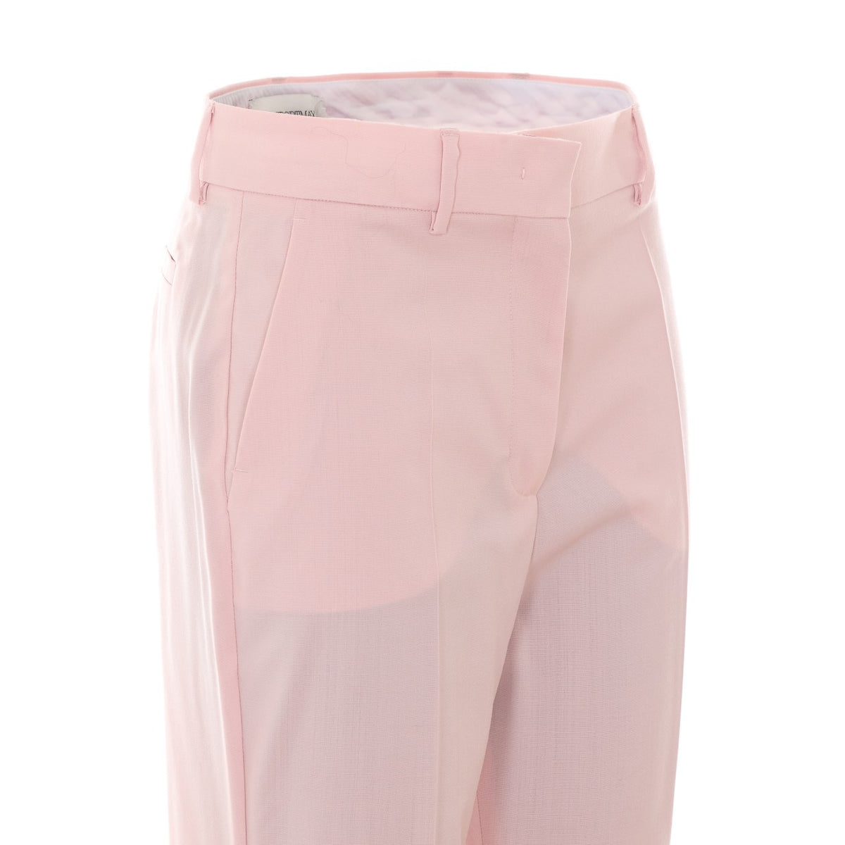 Sportmax Women Hangar Natural Stretch Pure Wool Flare Pants SPORTMAX