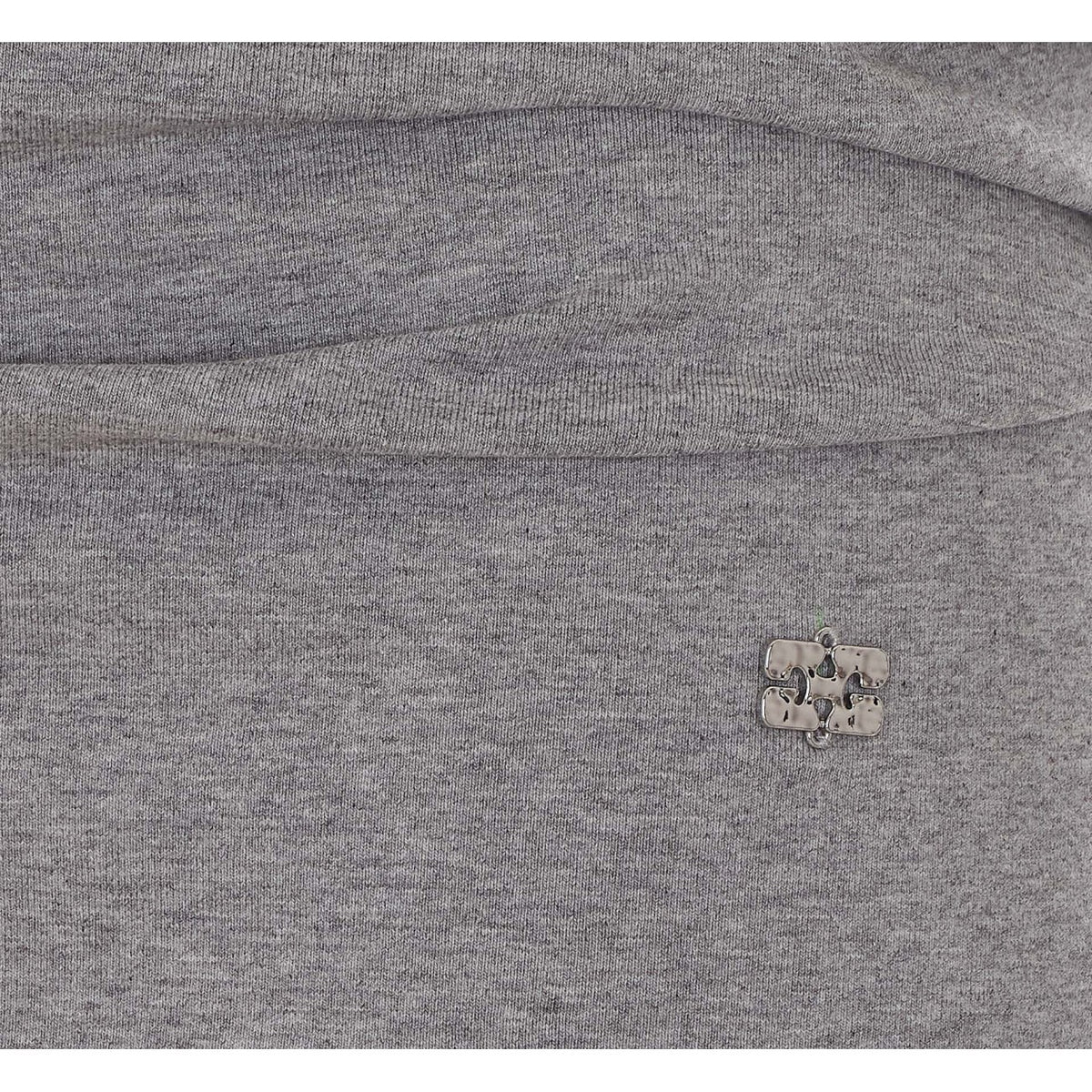 Ganni Women Heavy Draped T-Shirt GANNI
