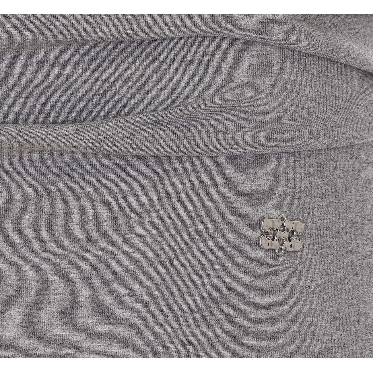 Ganni Women Heavy Draped T-Shirt GANNI