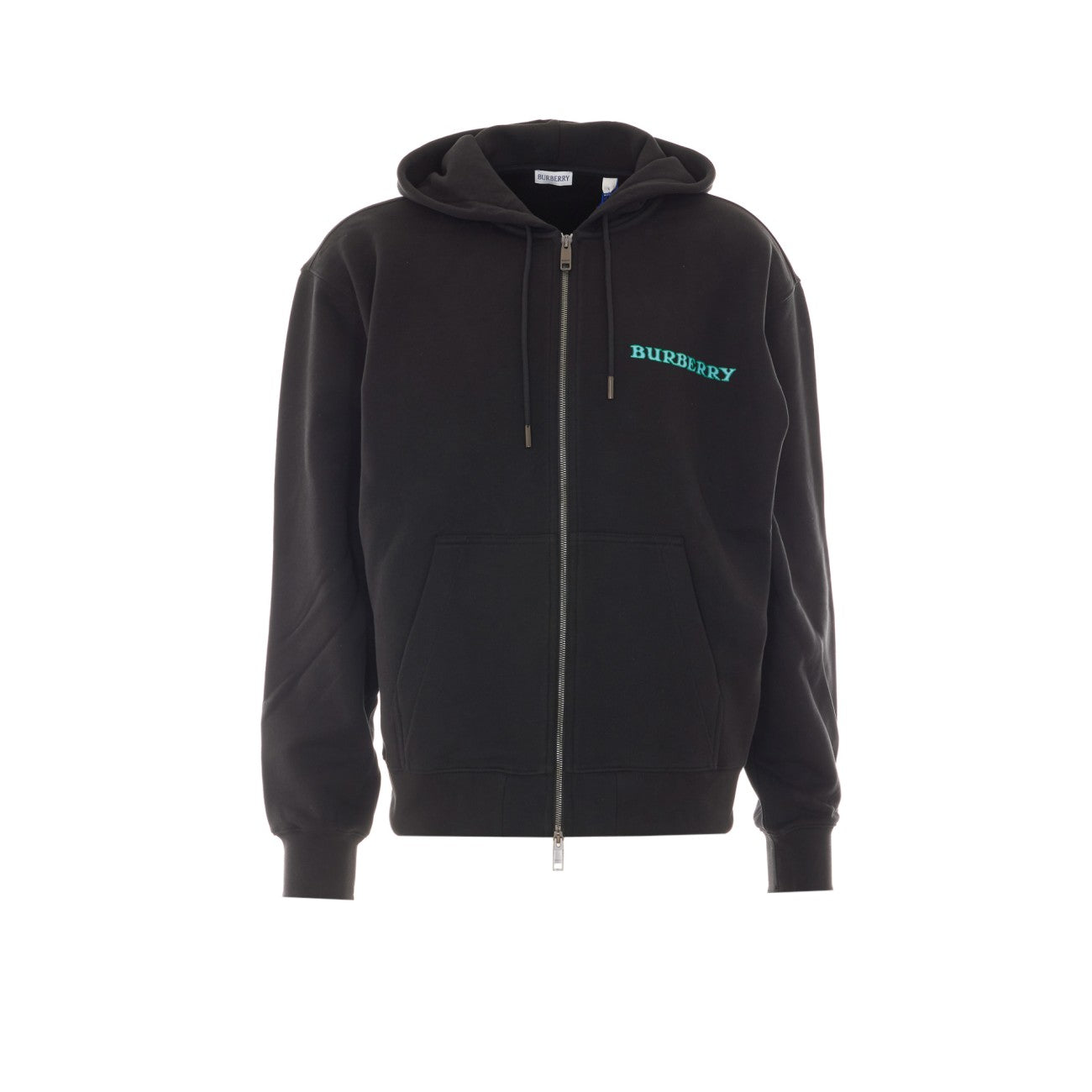 Burberry Men Heritage Logo Zip Hoodie BURBERRY