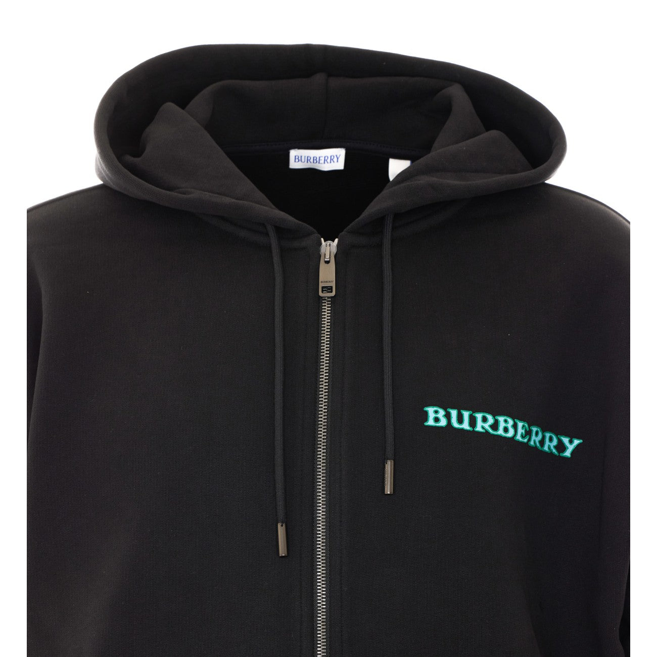 Burberry Men Heritage Logo Zip Hoodie BURBERRY
