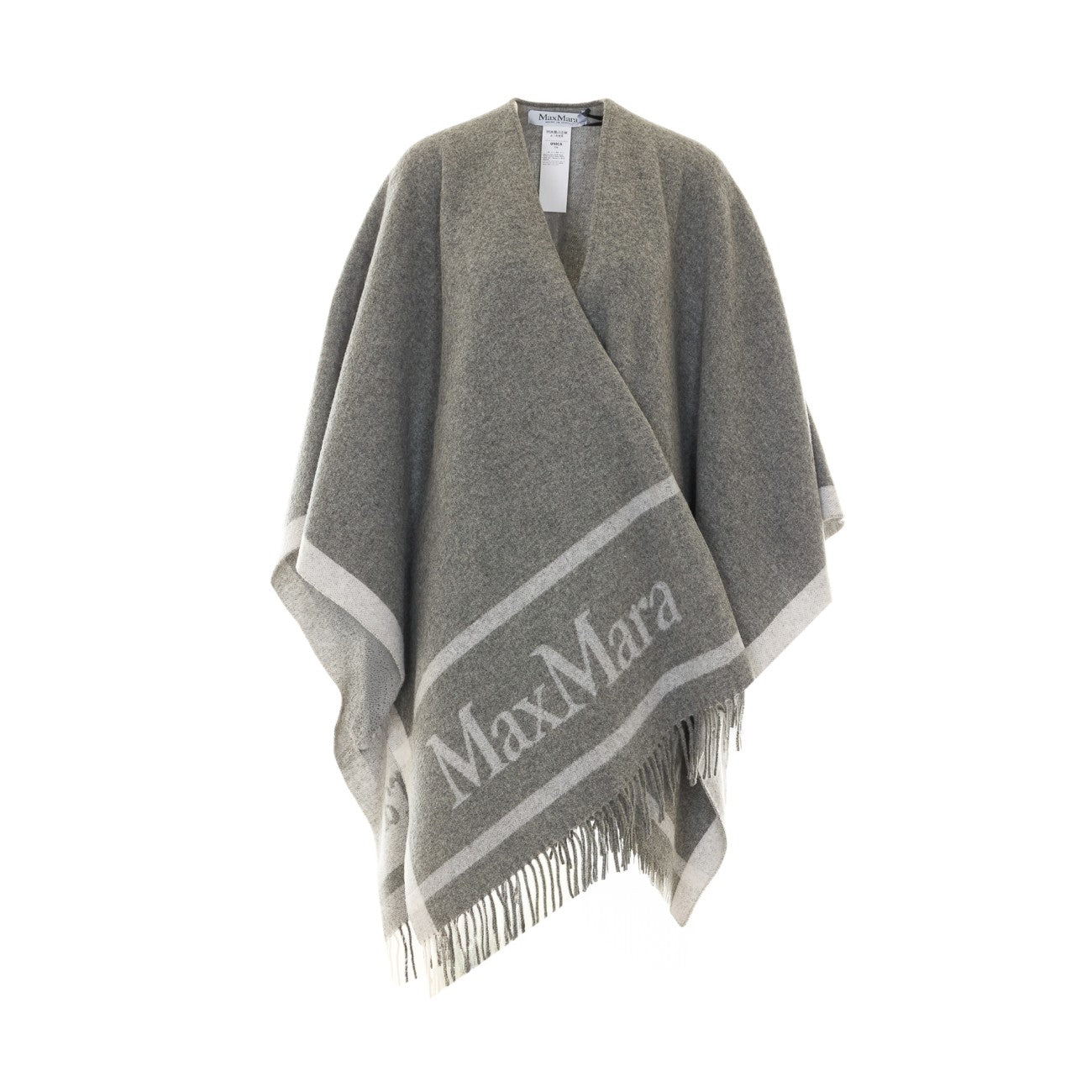Max Mara Women Hilde Jacquard Wool Poncho MAX MARA
