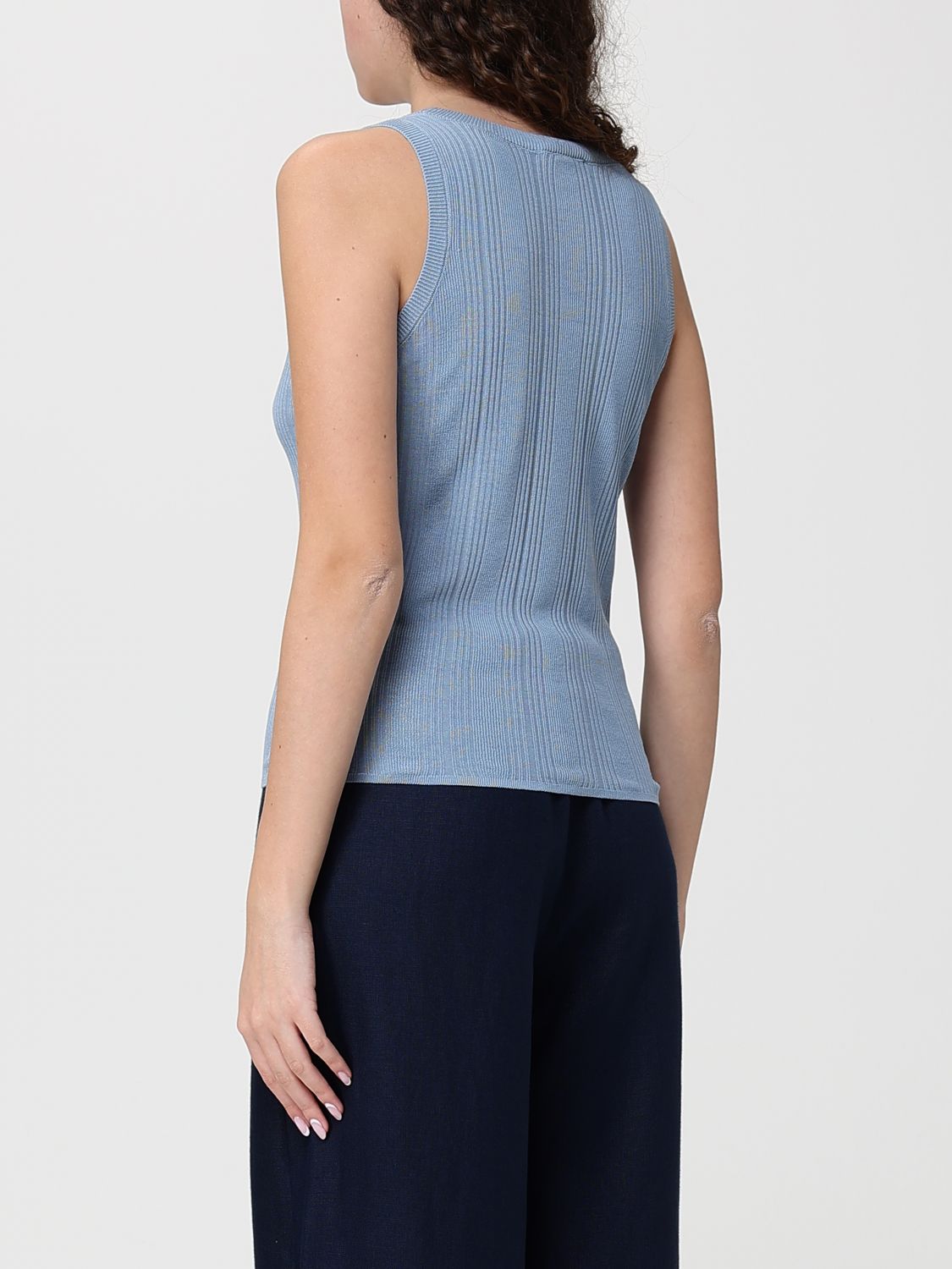 Weekend Max Mara Top Woman Blue WEEKEND MAX MARA