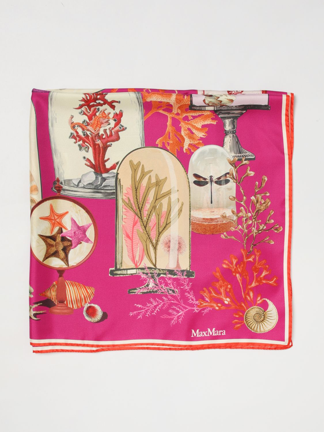 Max Mara Neck Scarf Woman Fuchsia MAX MARA
