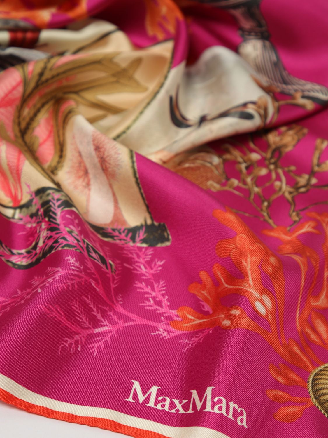 Max Mara Neck Scarf Woman Fuchsia MAX MARA