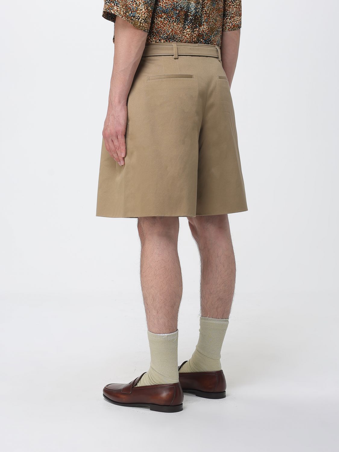 Saint Laurent Shorts Men Beige
