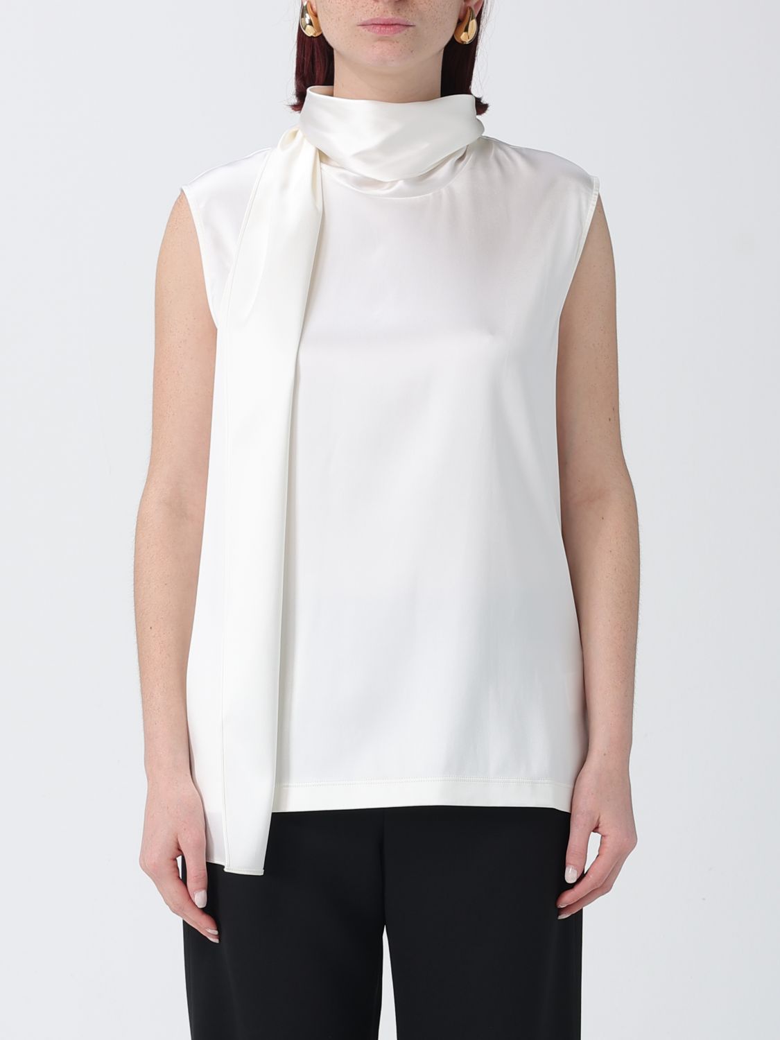 Bottega Veneta Top Woman White BOTTEGA VENETA