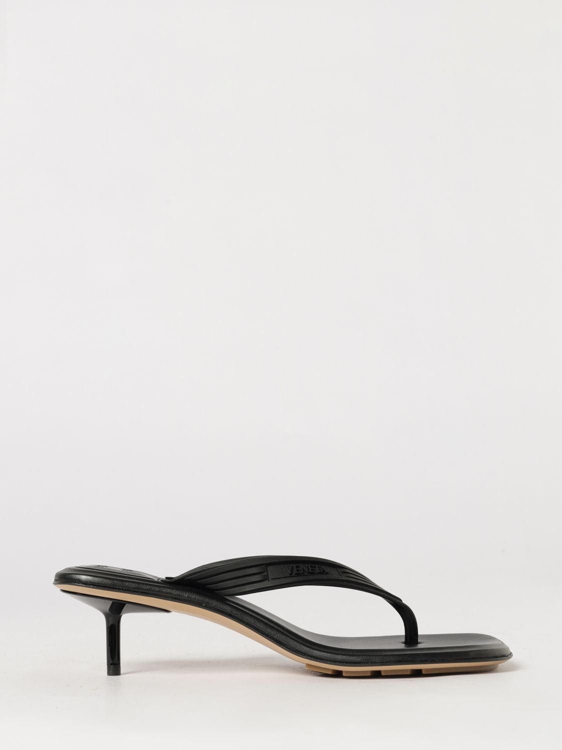 Bottega Veneta Heeled Sandal Woman Black BOTTEGA VENETA