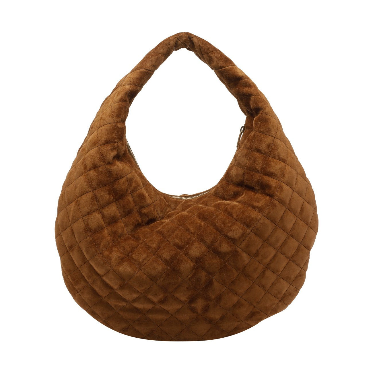 Saint Laurent Women Icare Suede Quilted Hobo Bag SAINT LAURENT