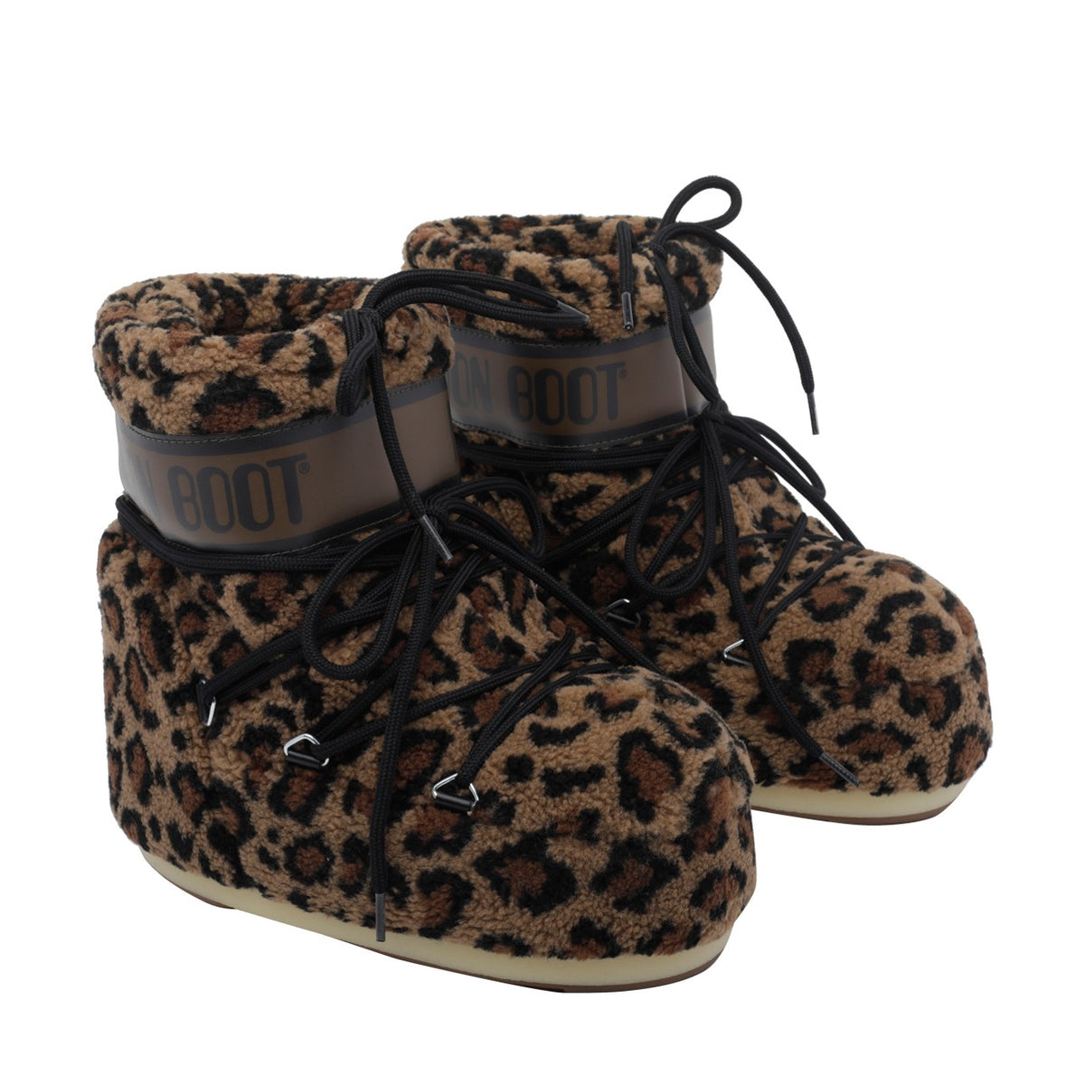 Moon Boot Women Icon Low Fleece Animalier Booties MOON BOOT