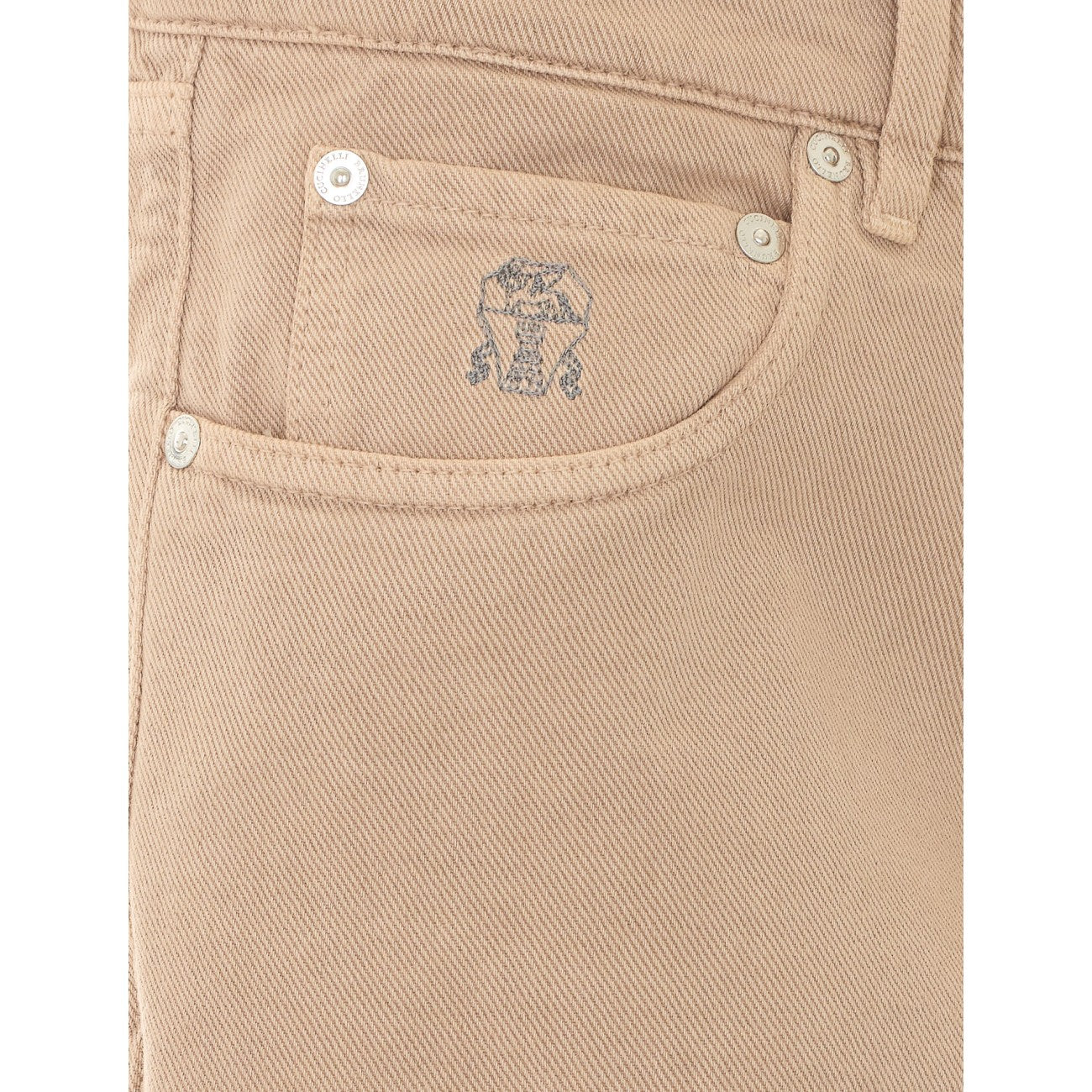 Brunello Cucinelli Men Iconic Fit Trousers In Denim BRUNELLO CUCINELLI