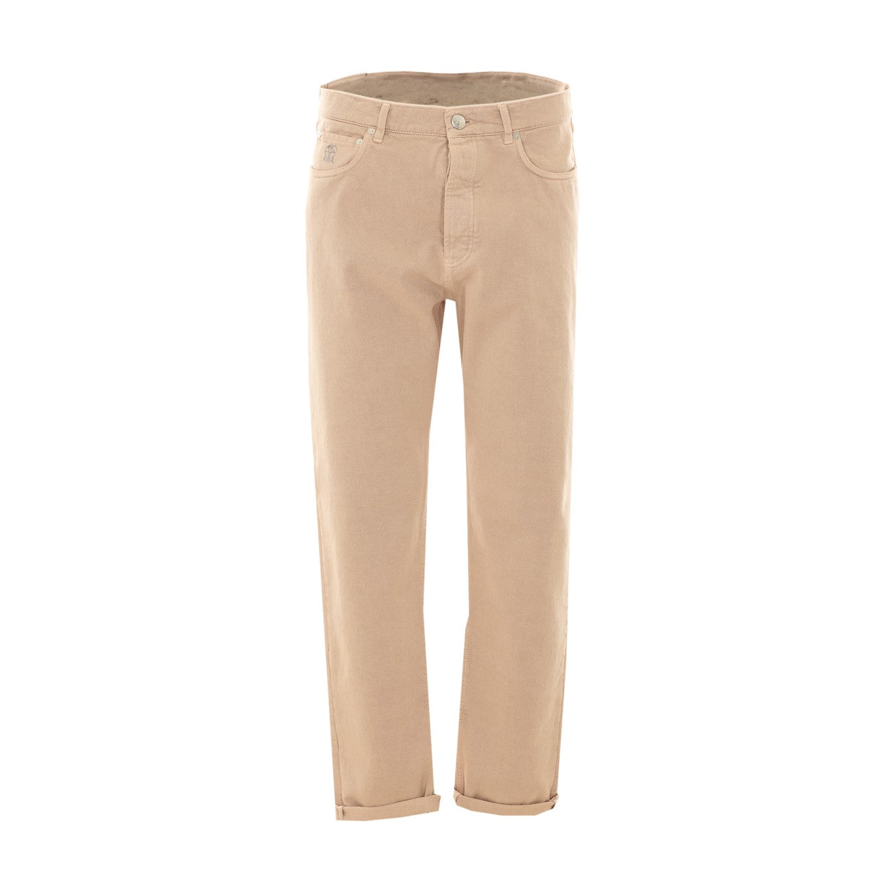 Brunello Cucinelli Men Iconic Fit Trousers In Denim BRUNELLO CUCINELLI