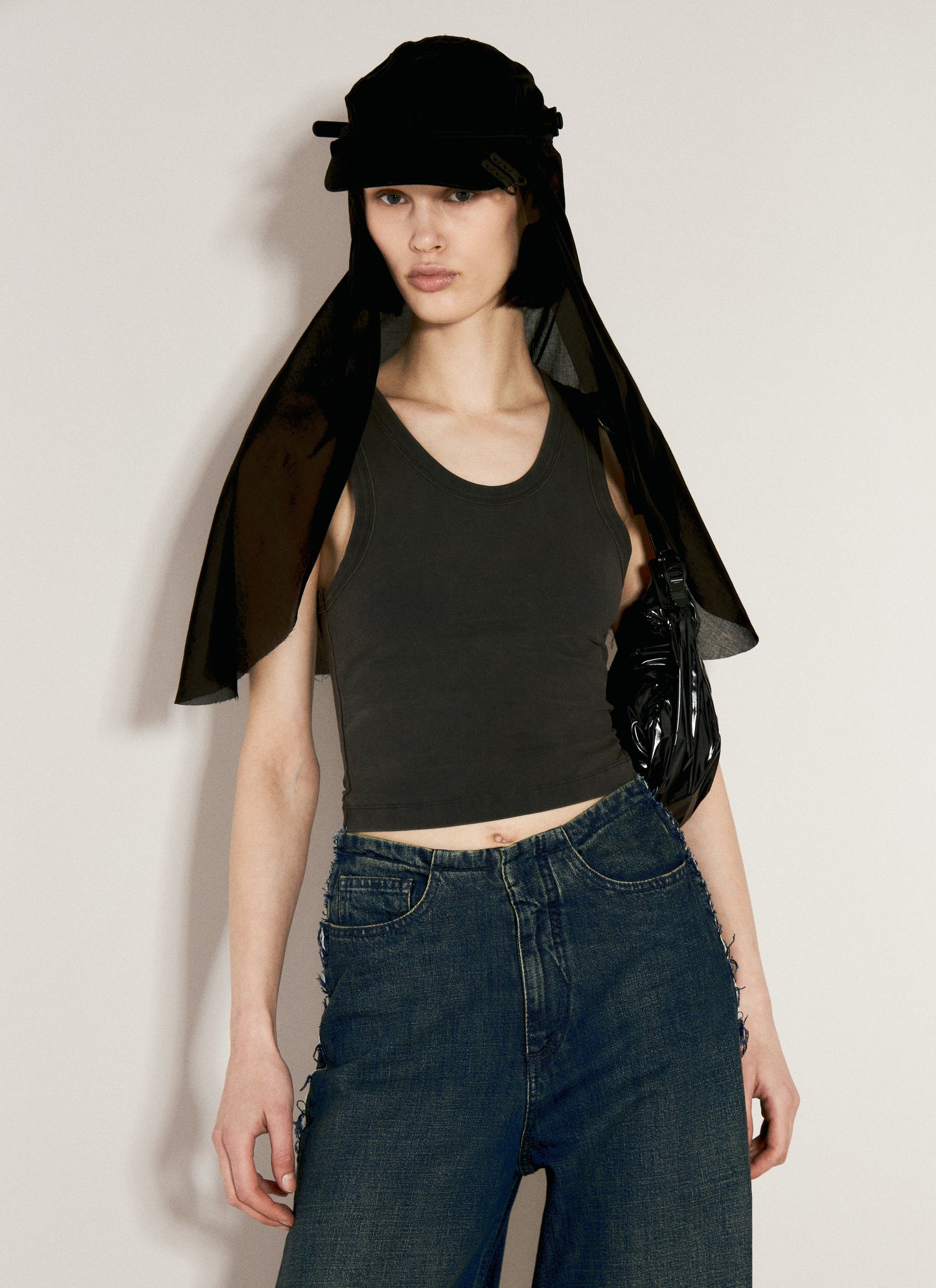 Innerraum Women Object C11 Baseball Cap With Veil INNERRAUM
