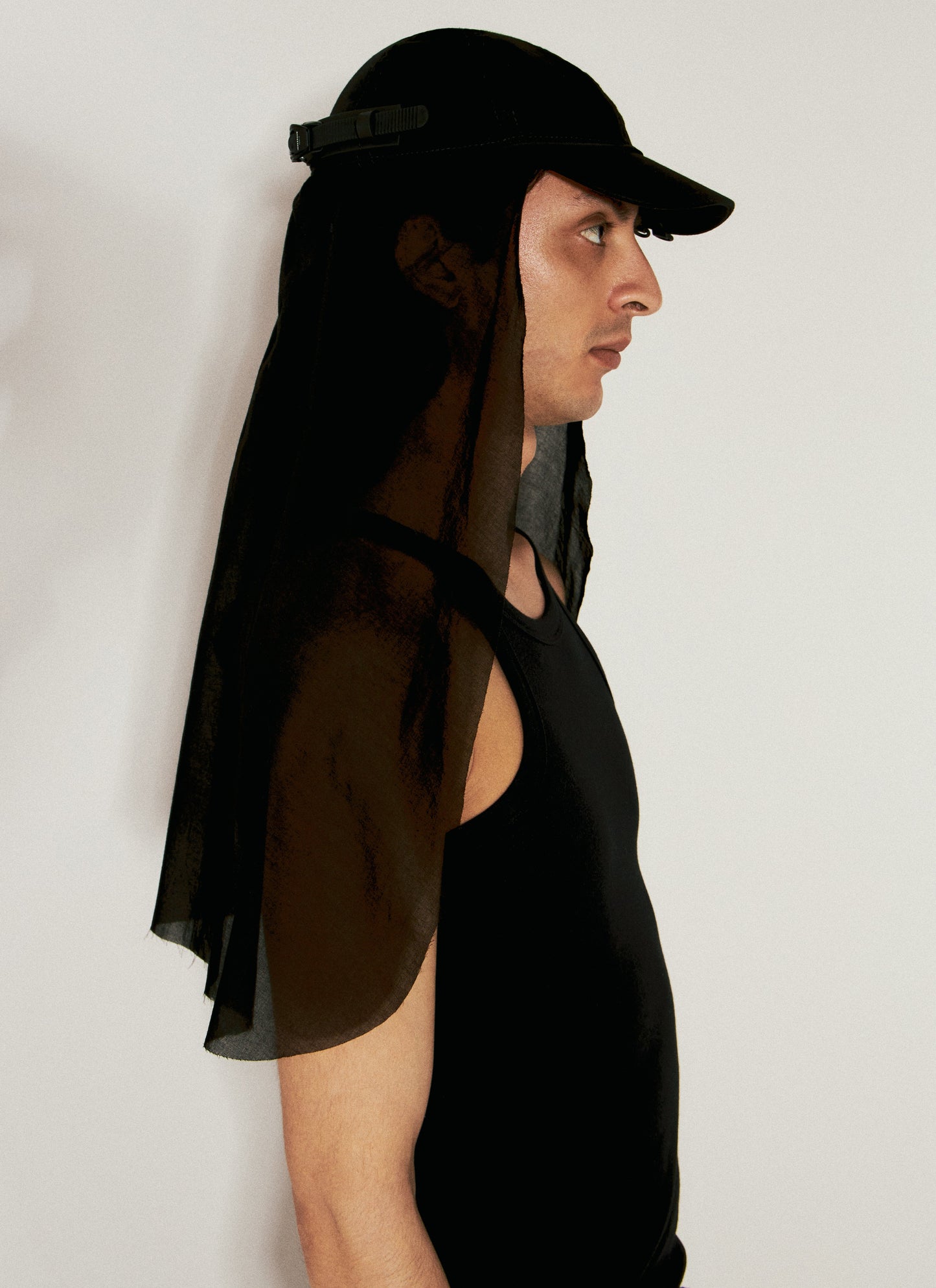 Innerraum Men Object C11 Baseball Cap With Veil INNERRAUM