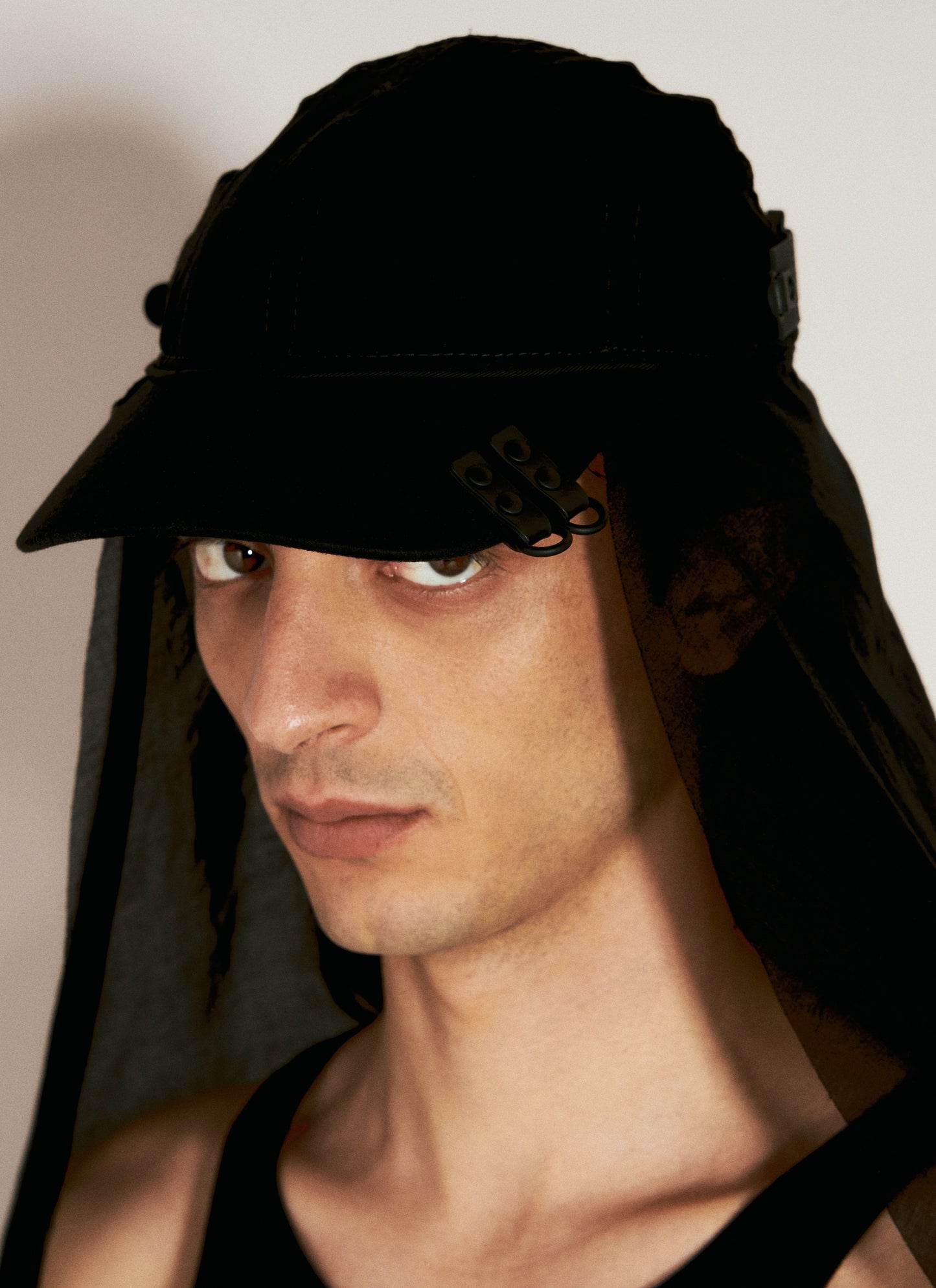 Innerraum Men Object C11 Baseball Cap With Veil INNERRAUM