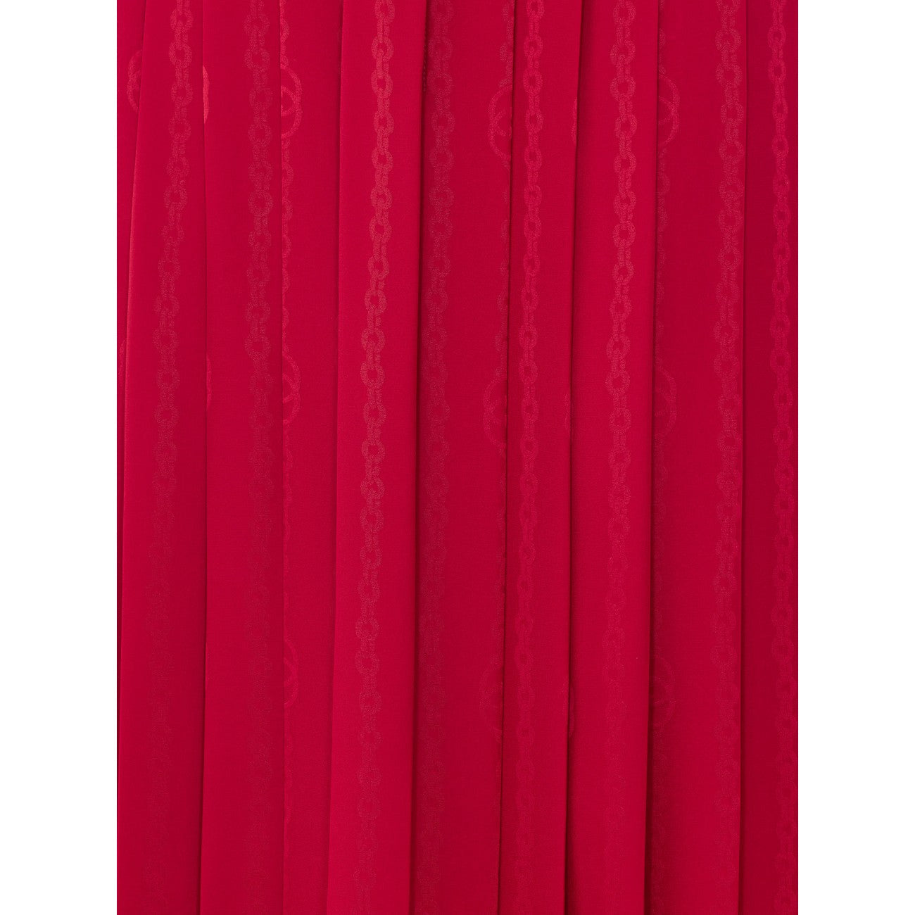 Gucci Women Interlocking G Chain Silk Jacquard Midi Skirt GUCCI