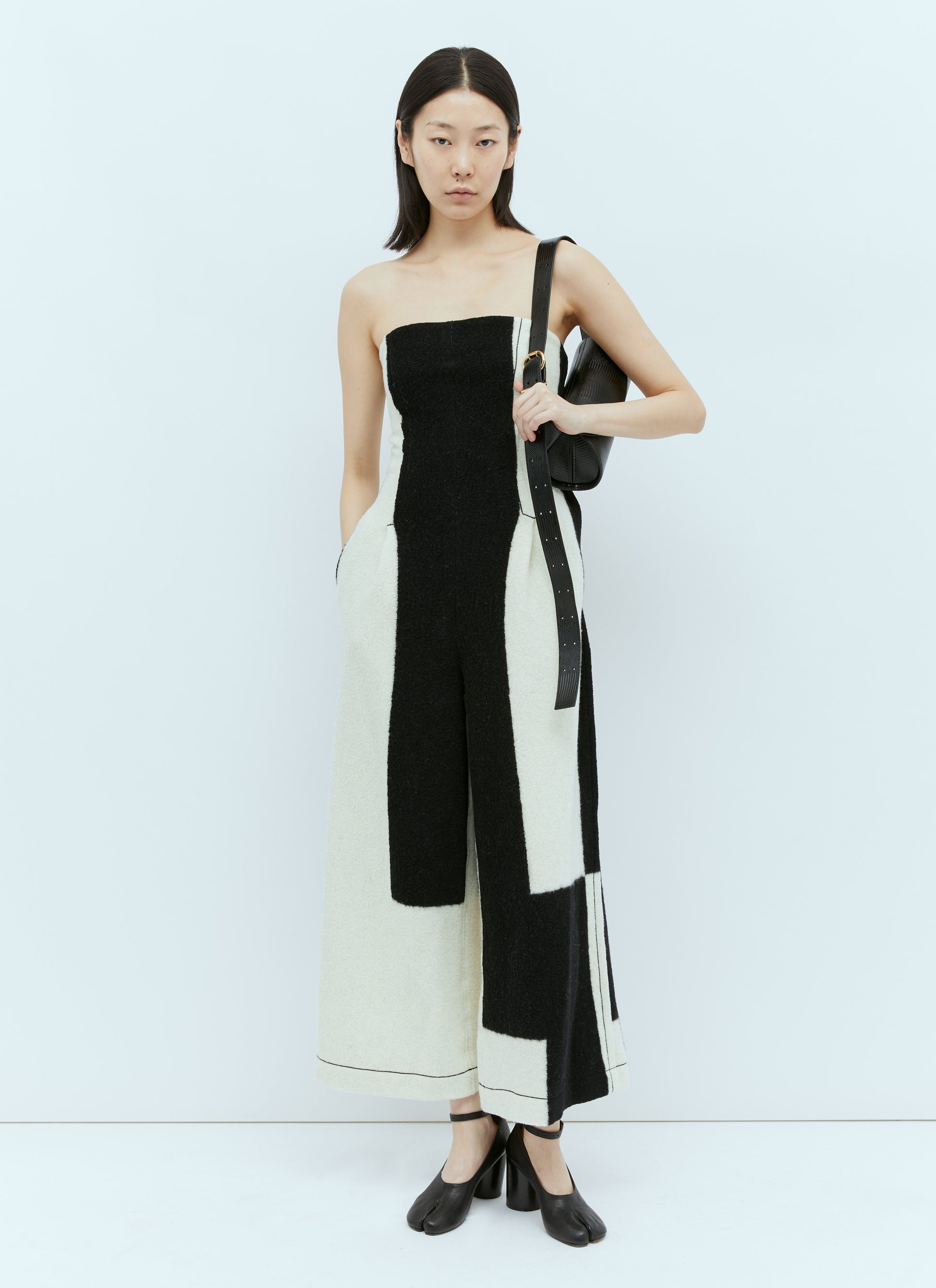 Issey Miyake Women Rectilinear Milled Jumpsuit ISSEY MIYAKE