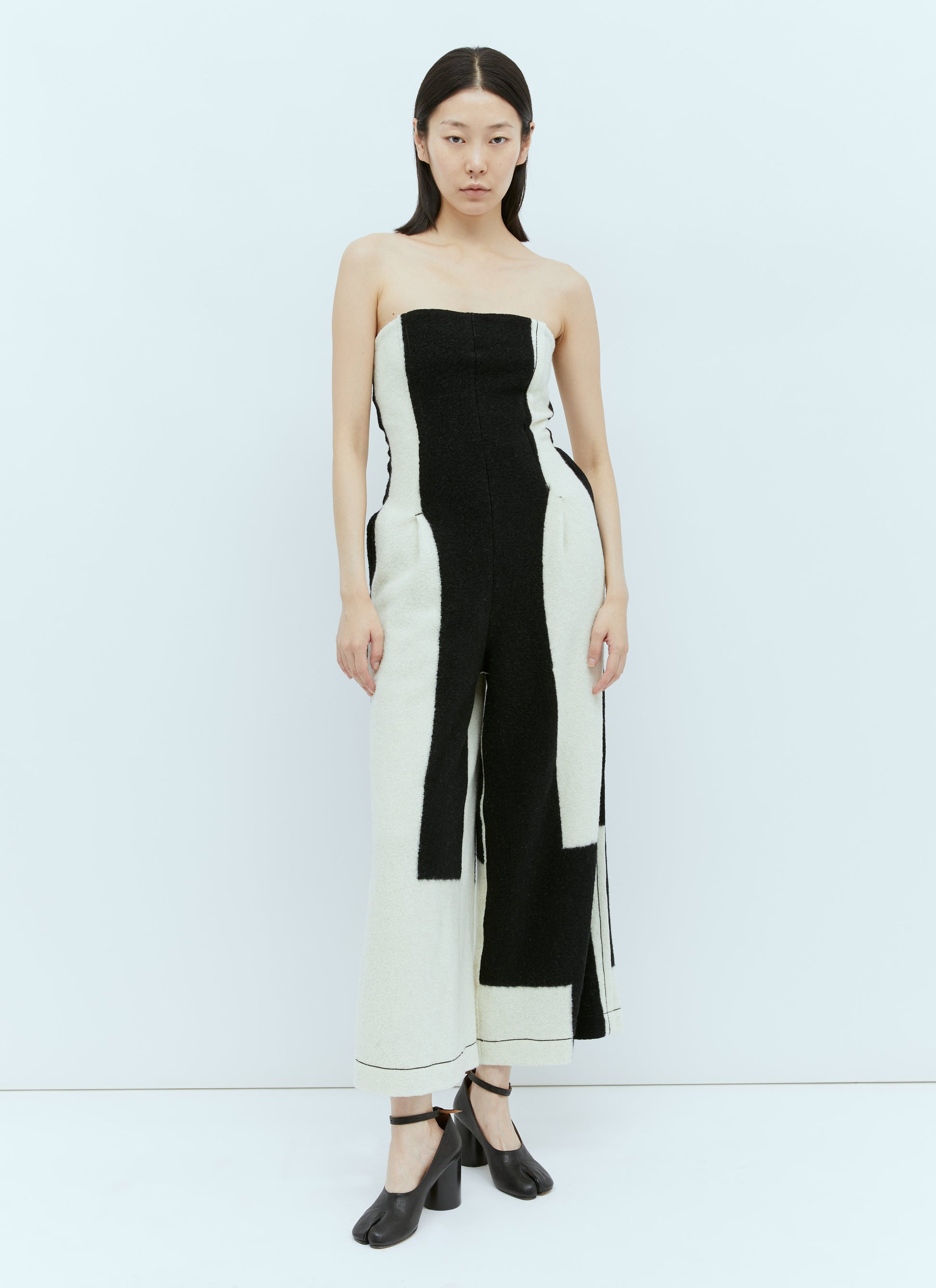 Issey Miyake Women Rectilinear Milled Jumpsuit ISSEY MIYAKE