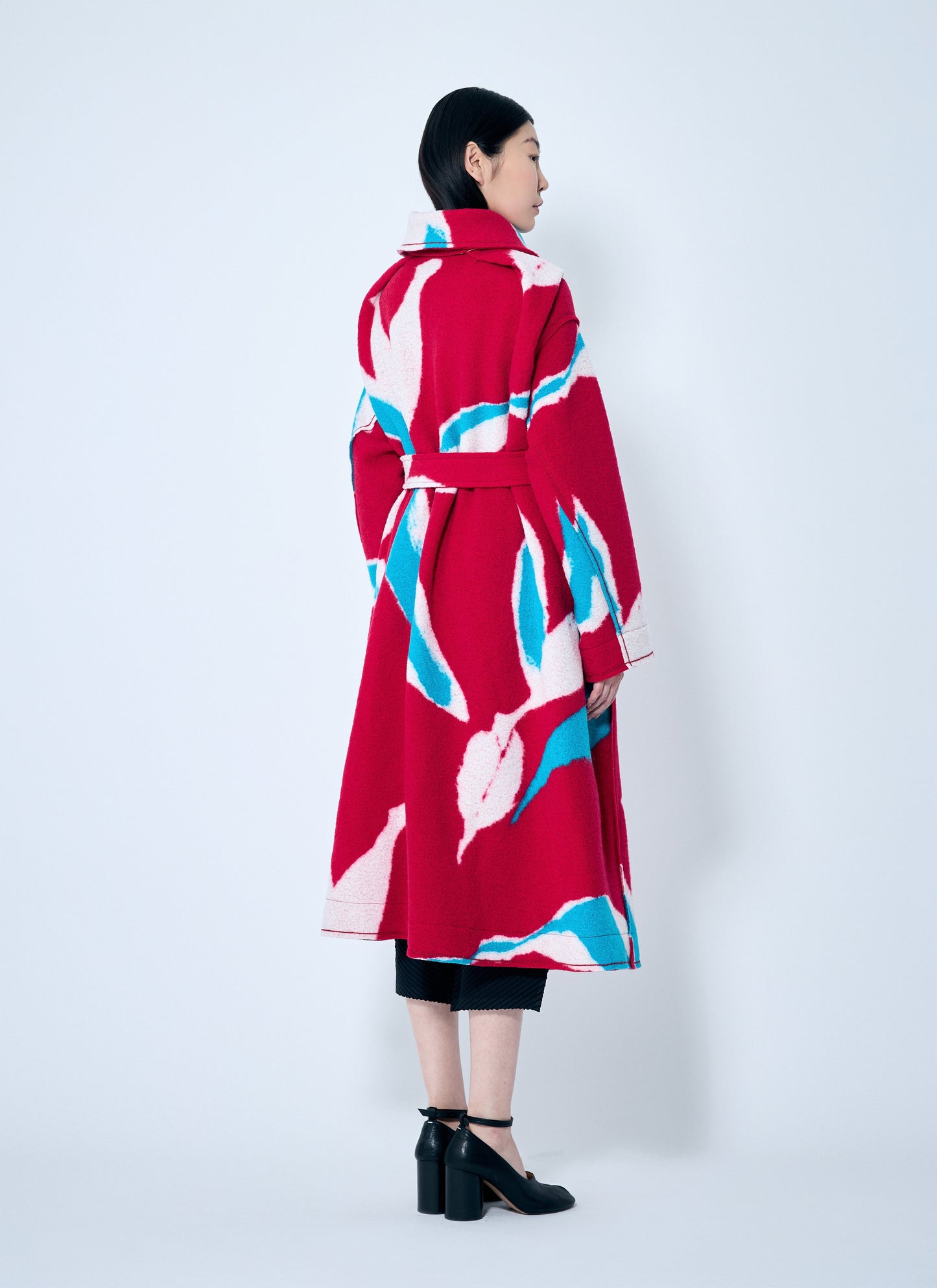 Issey Miyake Women Vigor Long Coat Issey Miyake