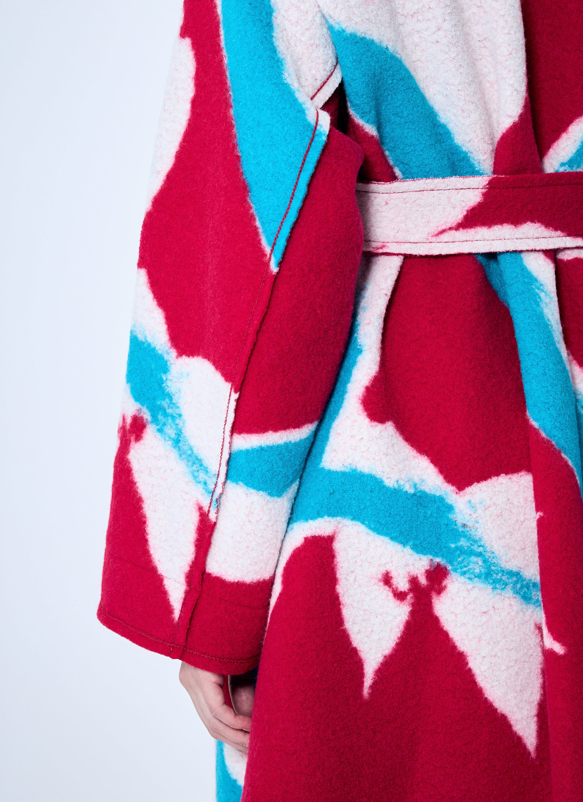 Issey Miyake Women Vigor Long Coat Issey Miyake