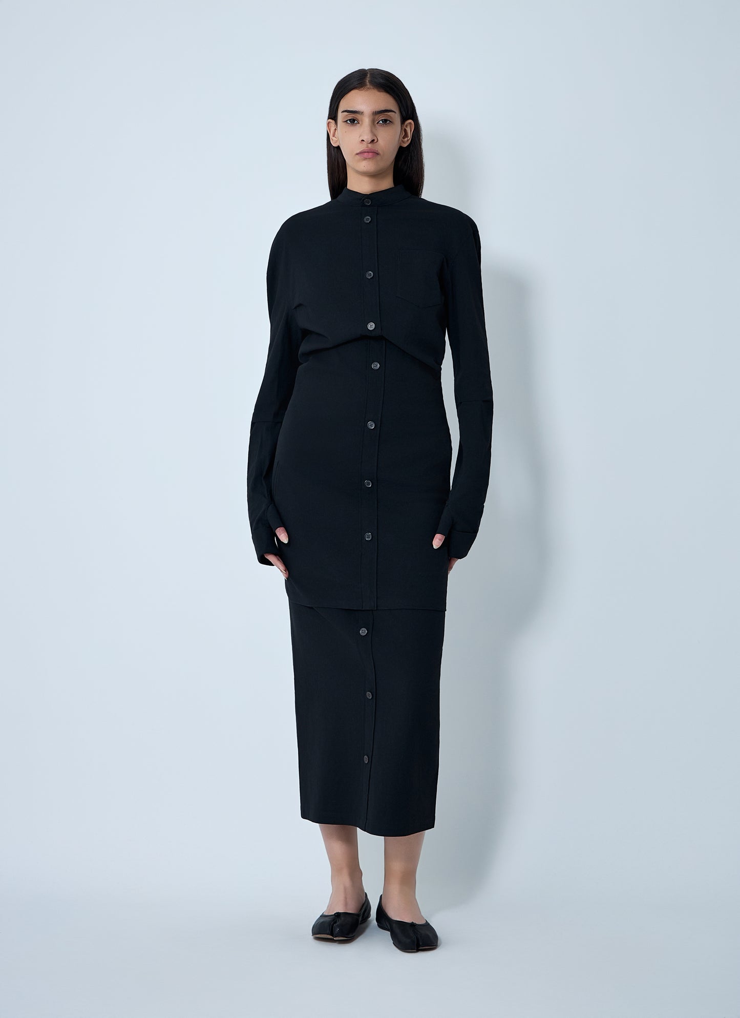 Issey Miyake Women Like Torso Like Shirt ISSEY MIYAKE