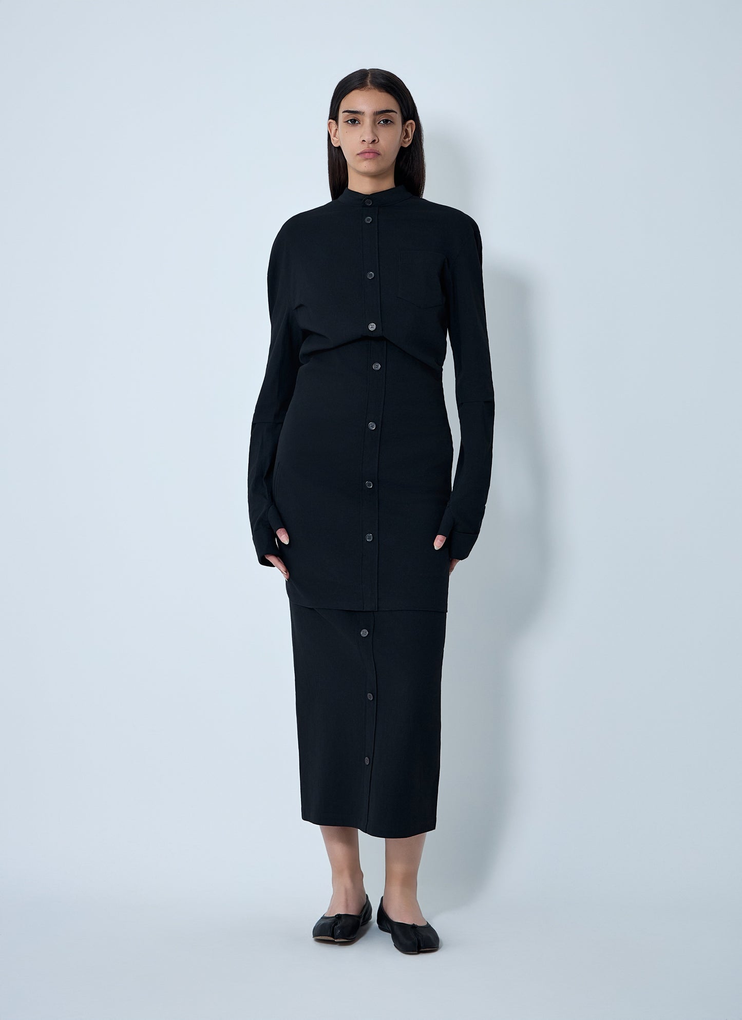 Issey Miyake Women Like Torso Like Shirt ISSEY MIYAKE