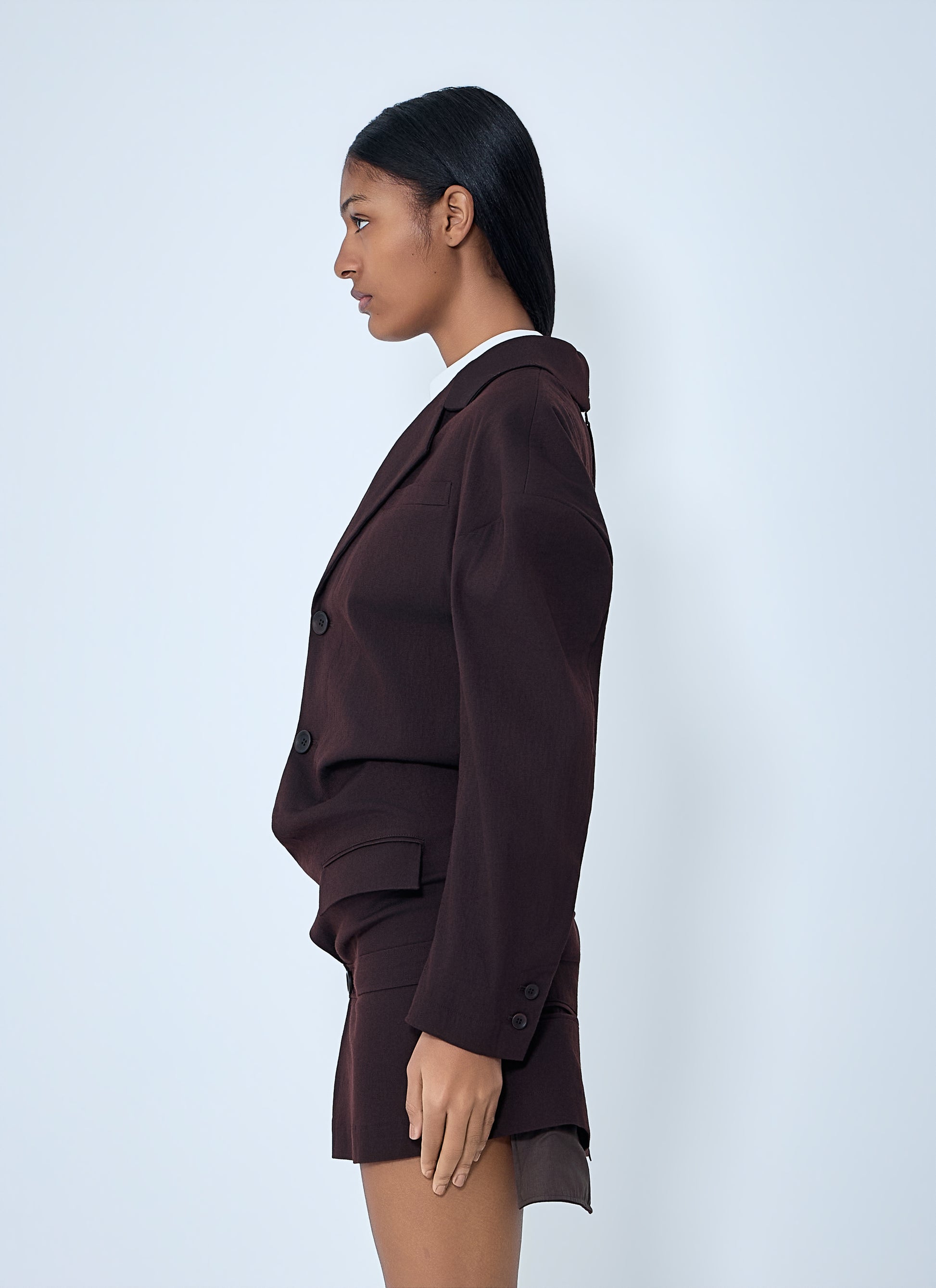 Issey Miyake Women Tailored Blazer Mini Dress ISSEY MIYAKE