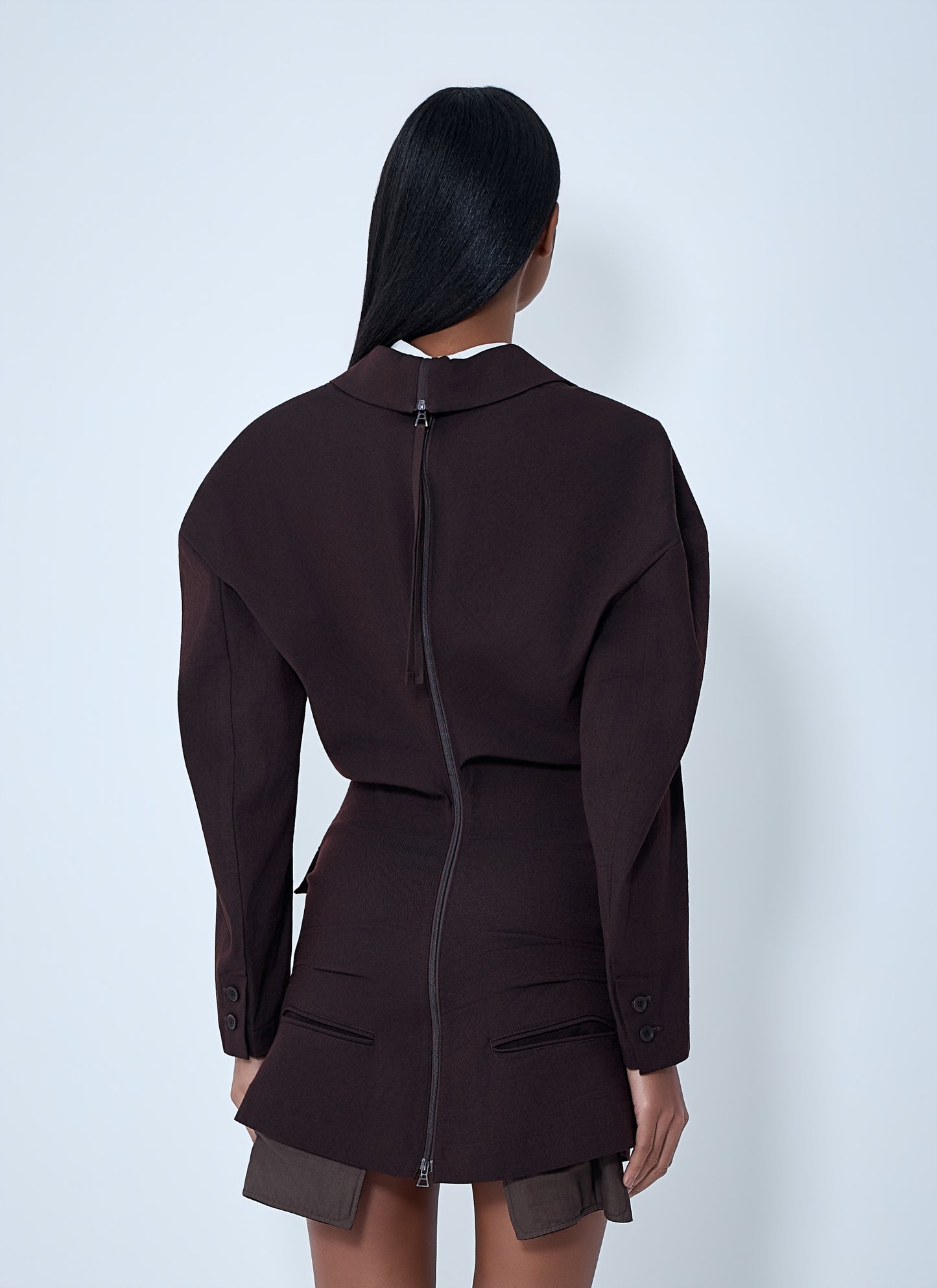 Issey Miyake Women Tailored Blazer Mini Dress ISSEY MIYAKE