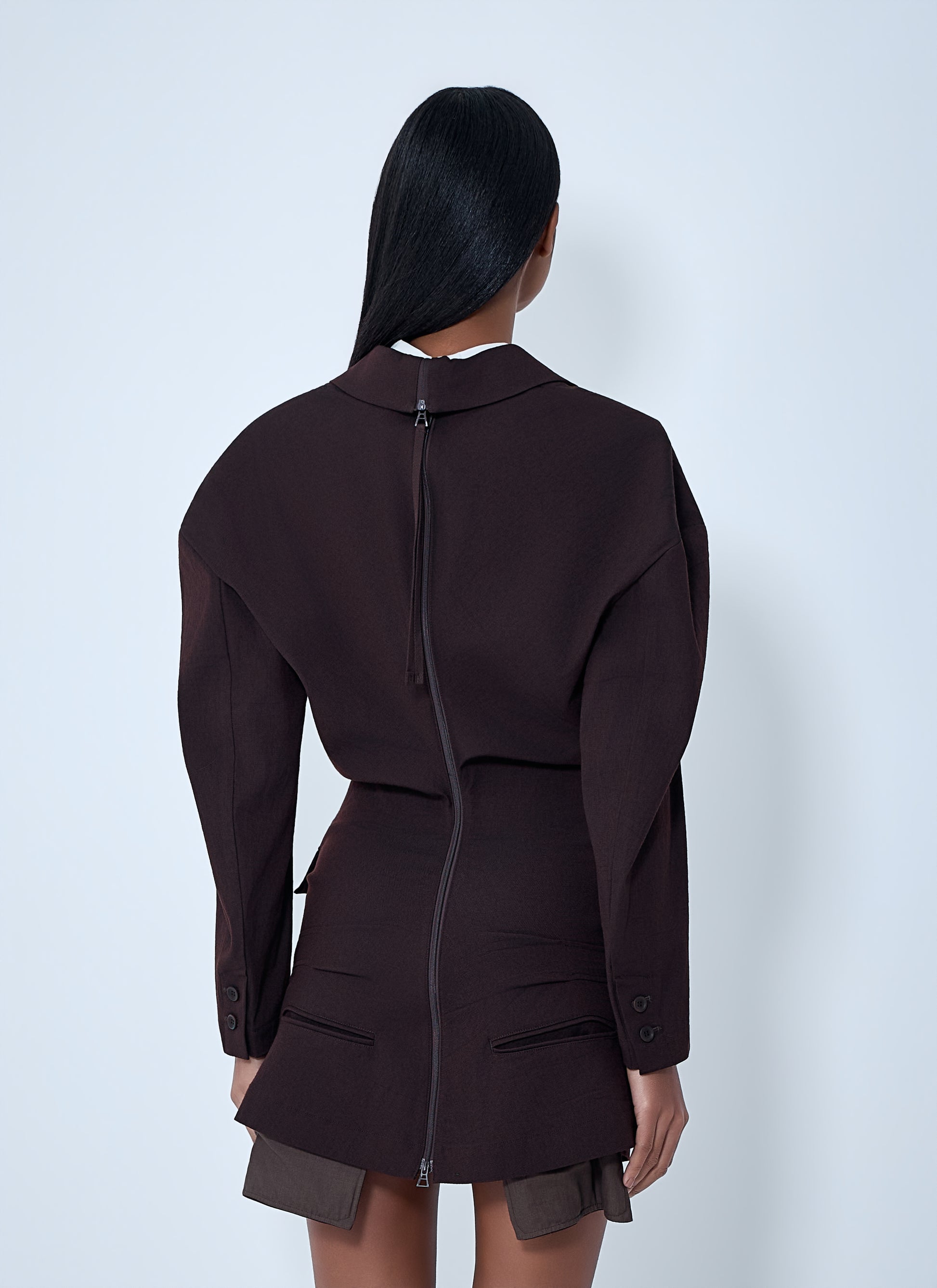 Issey Miyake Women Tailored Blazer Mini Dress ISSEY MIYAKE