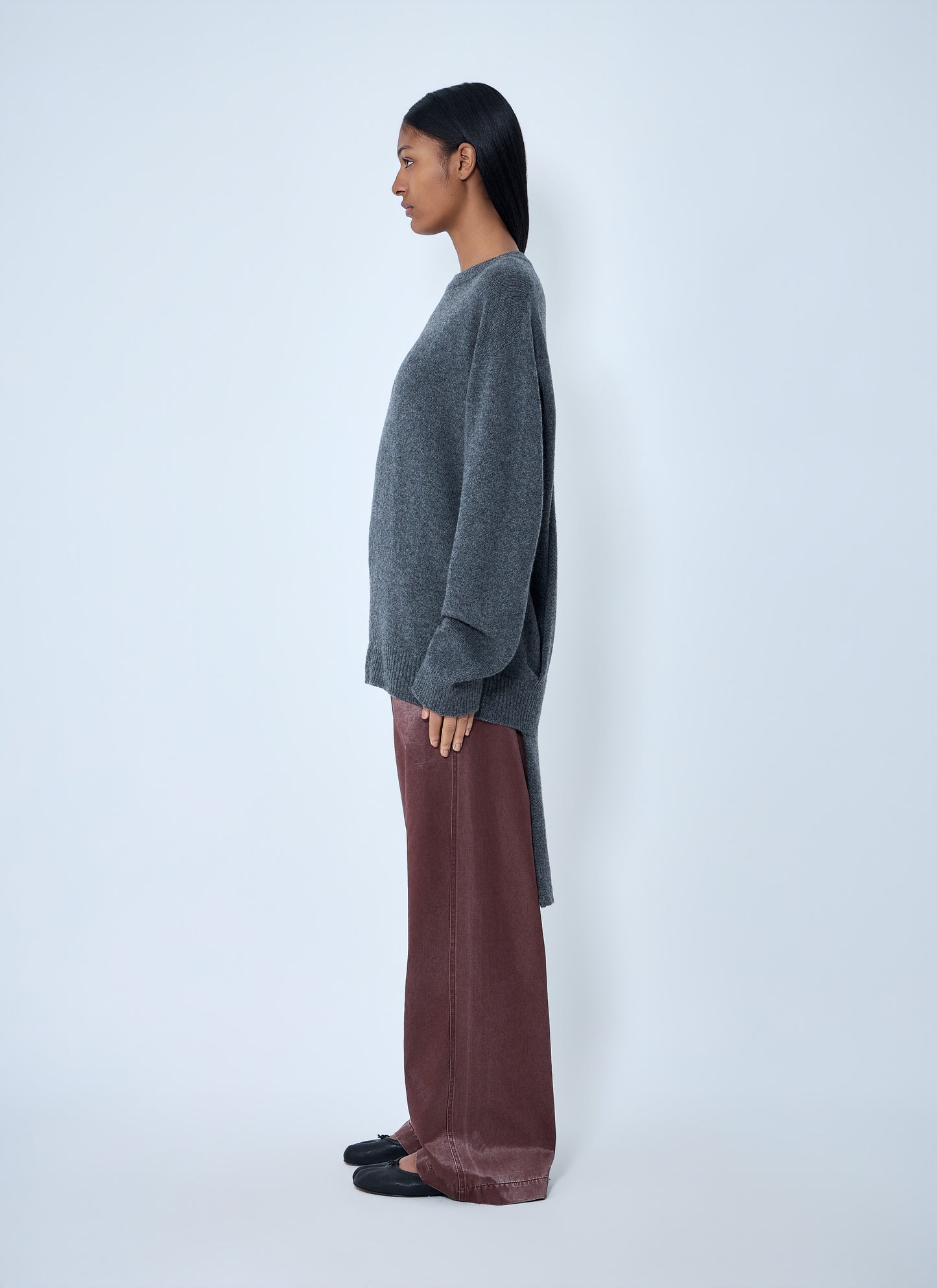 Issey Miyake Women Oversized Knit Sweater ISSEY MIYAKE