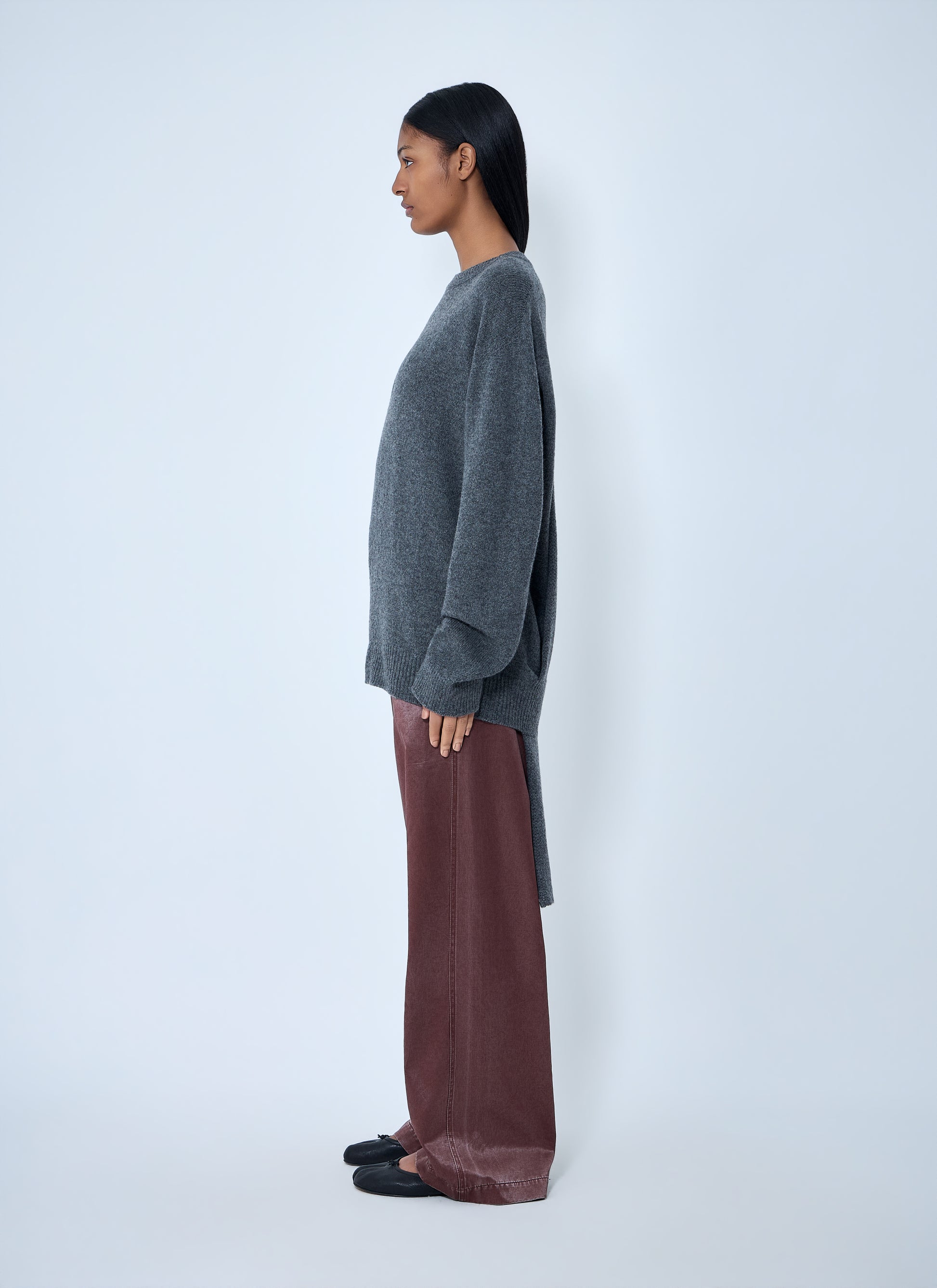 Issey Miyake Women Oversized Knit Sweater ISSEY MIYAKE