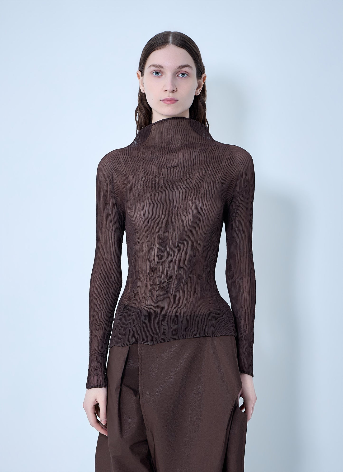 Issey Miyake Women Chiffon Twist Top ISSEY MIYAKE