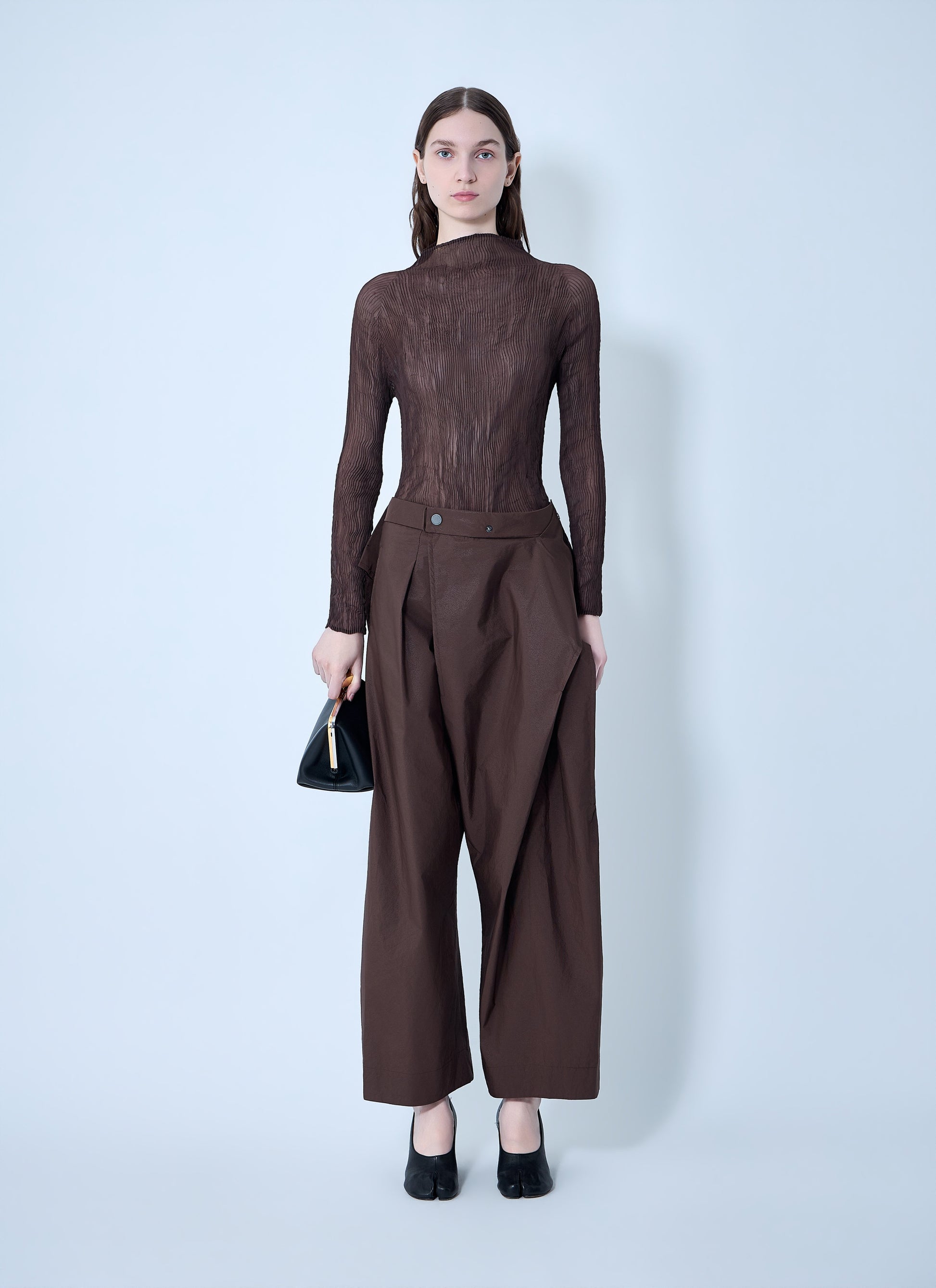 Issey Miyake Women Chiffon Twist Top ISSEY MIYAKE