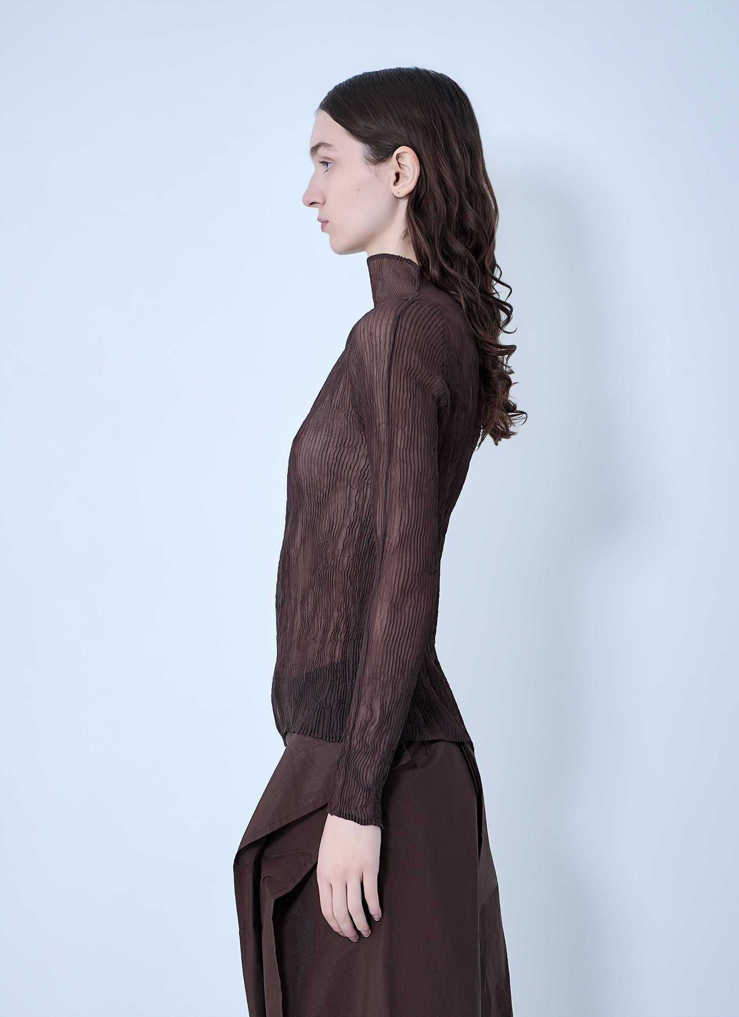 Issey Miyake Women Chiffon Twist Top ISSEY MIYAKE